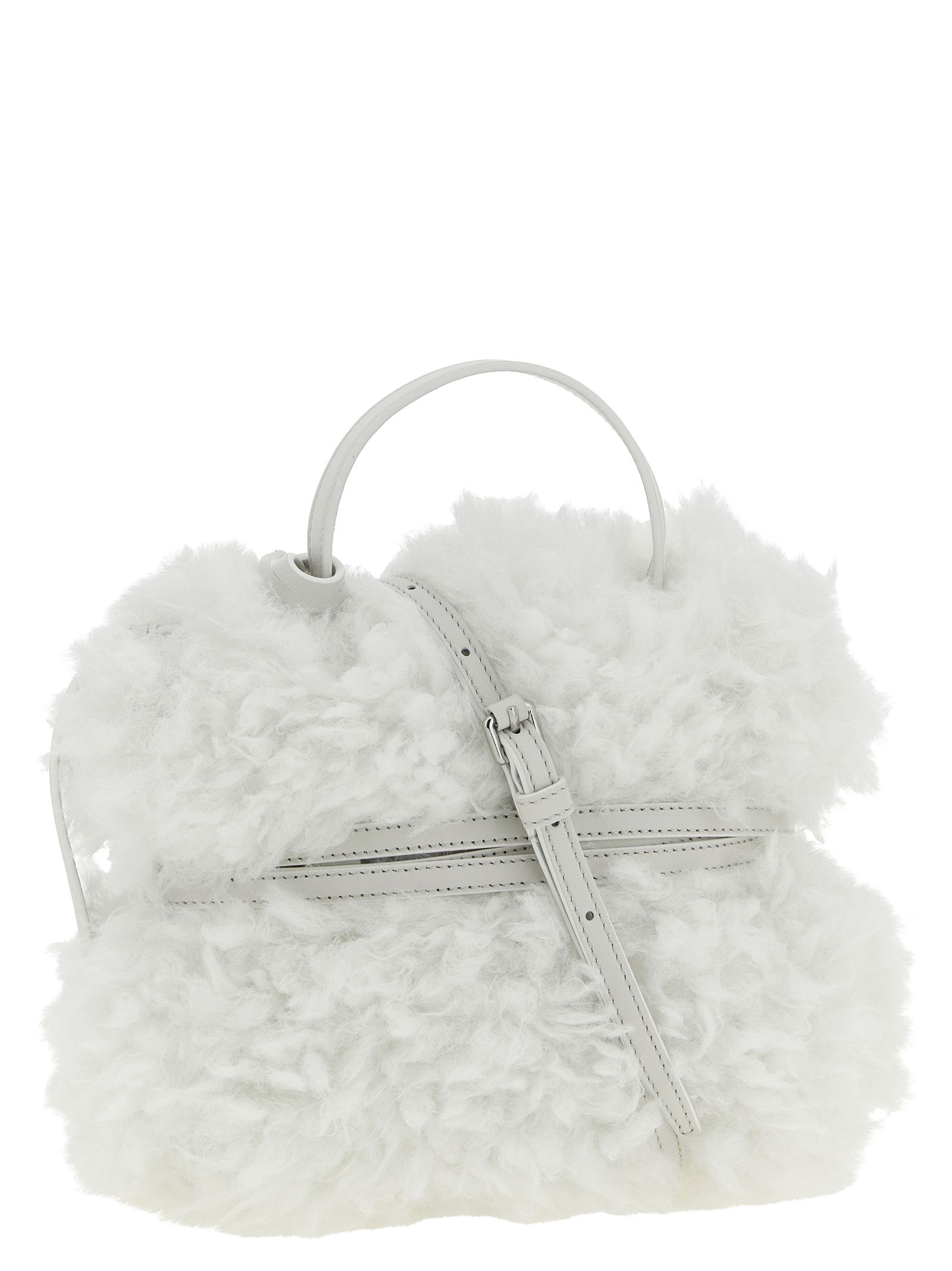 Leather Women's Handbag - Moschino - Modalova