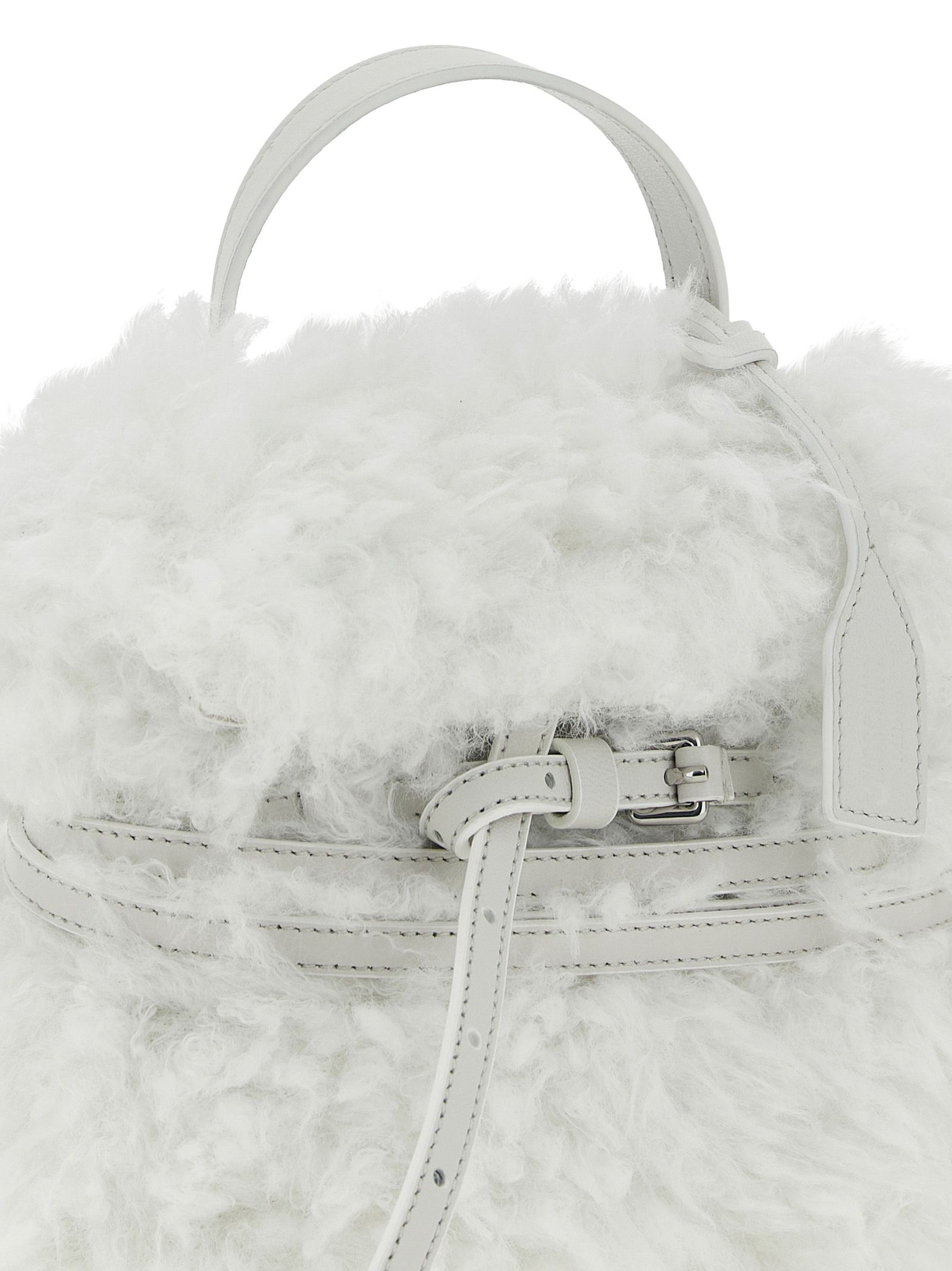 Leather Women's Handbag - Moschino - Modalova
