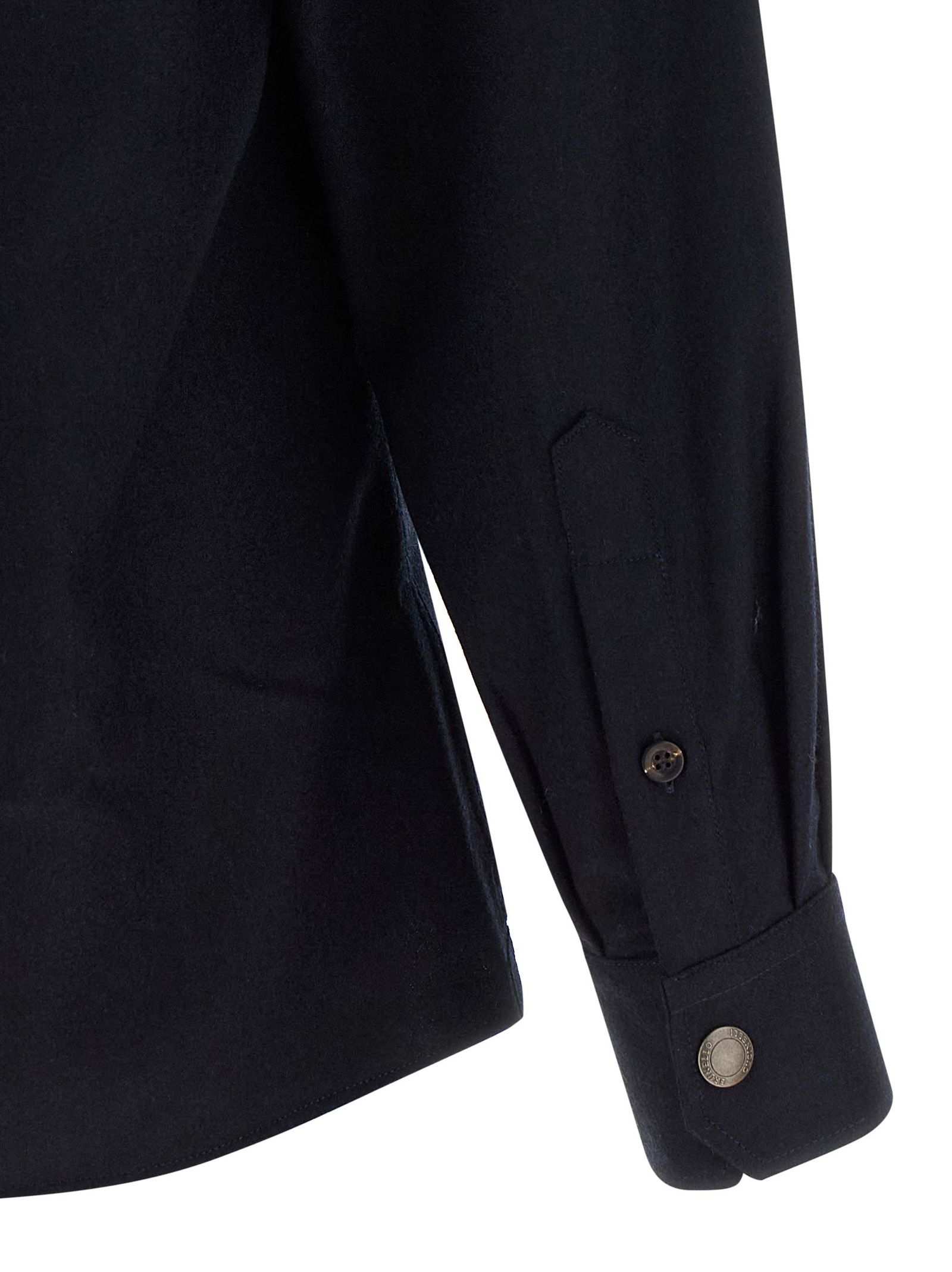 Virgin Wool Men's Blouse - Brunello Cucinelli - Modalova