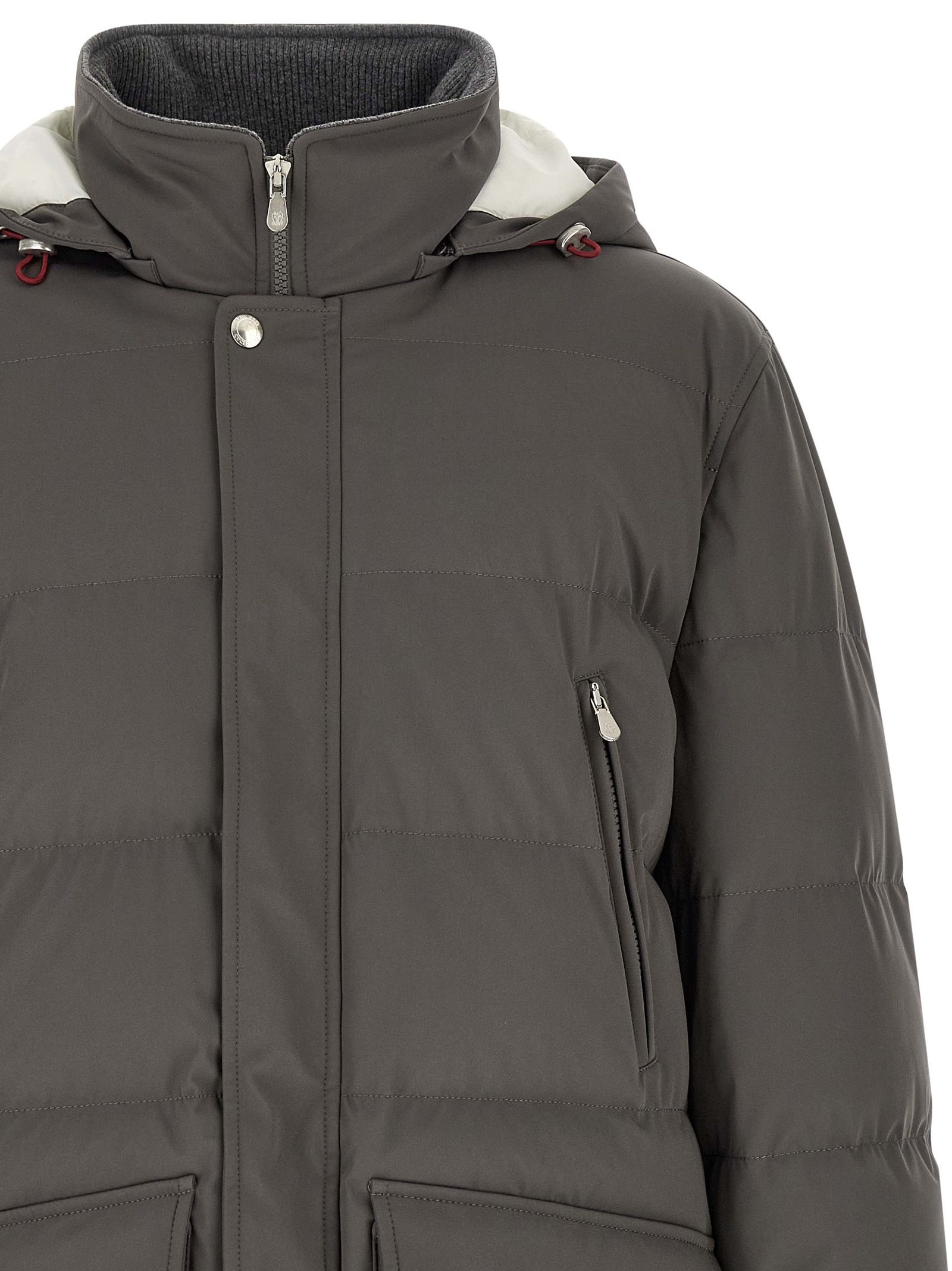 Polyamide Men's Parka - Brunello Cucinelli - Modalova
