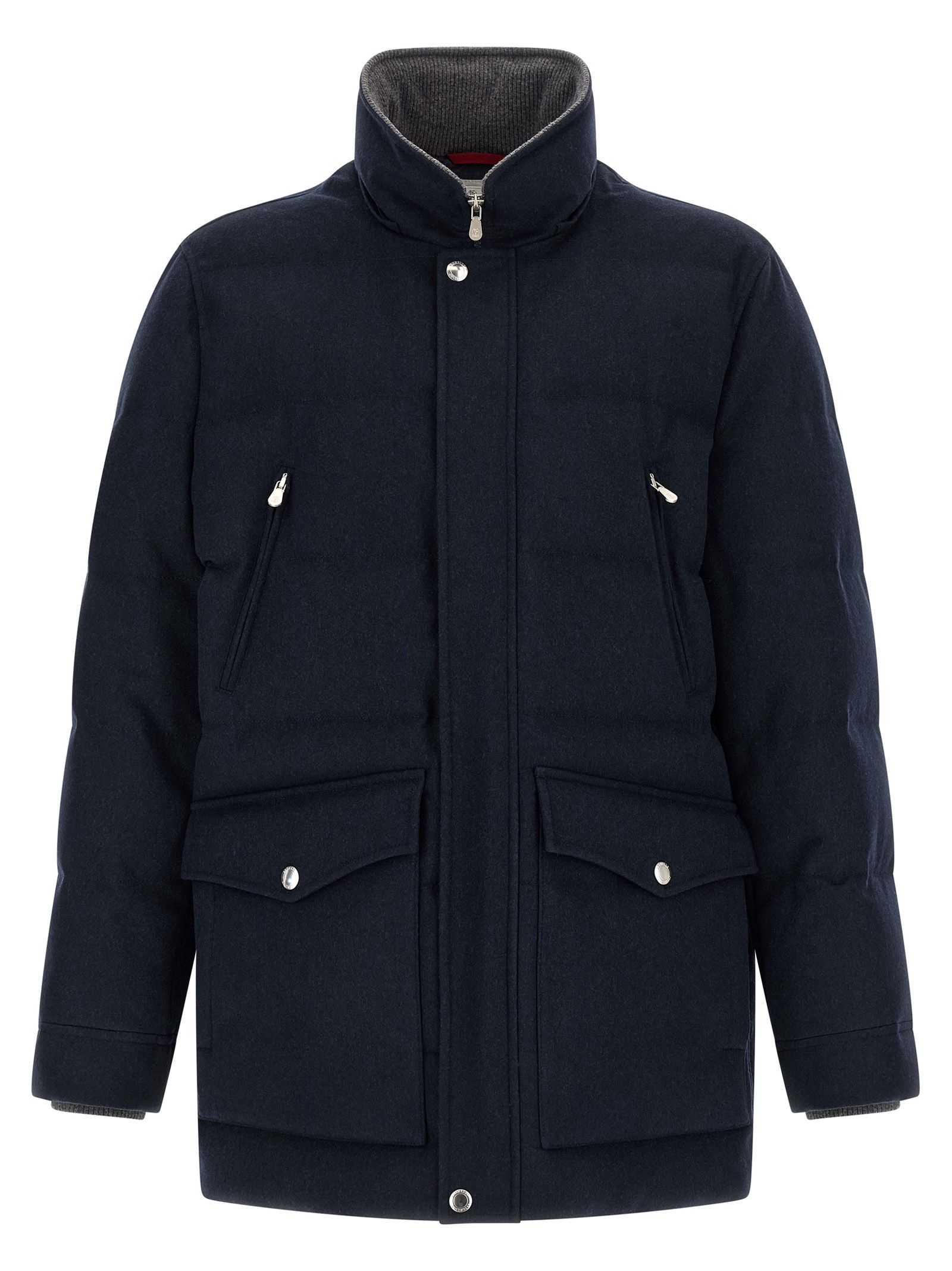 Wool Men's Parka - Brunello Cucinelli - Modalova