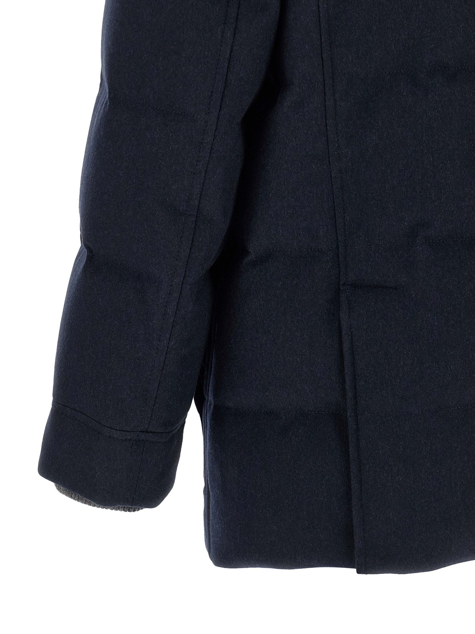 Wool Men's Parka - Brunello Cucinelli - Modalova