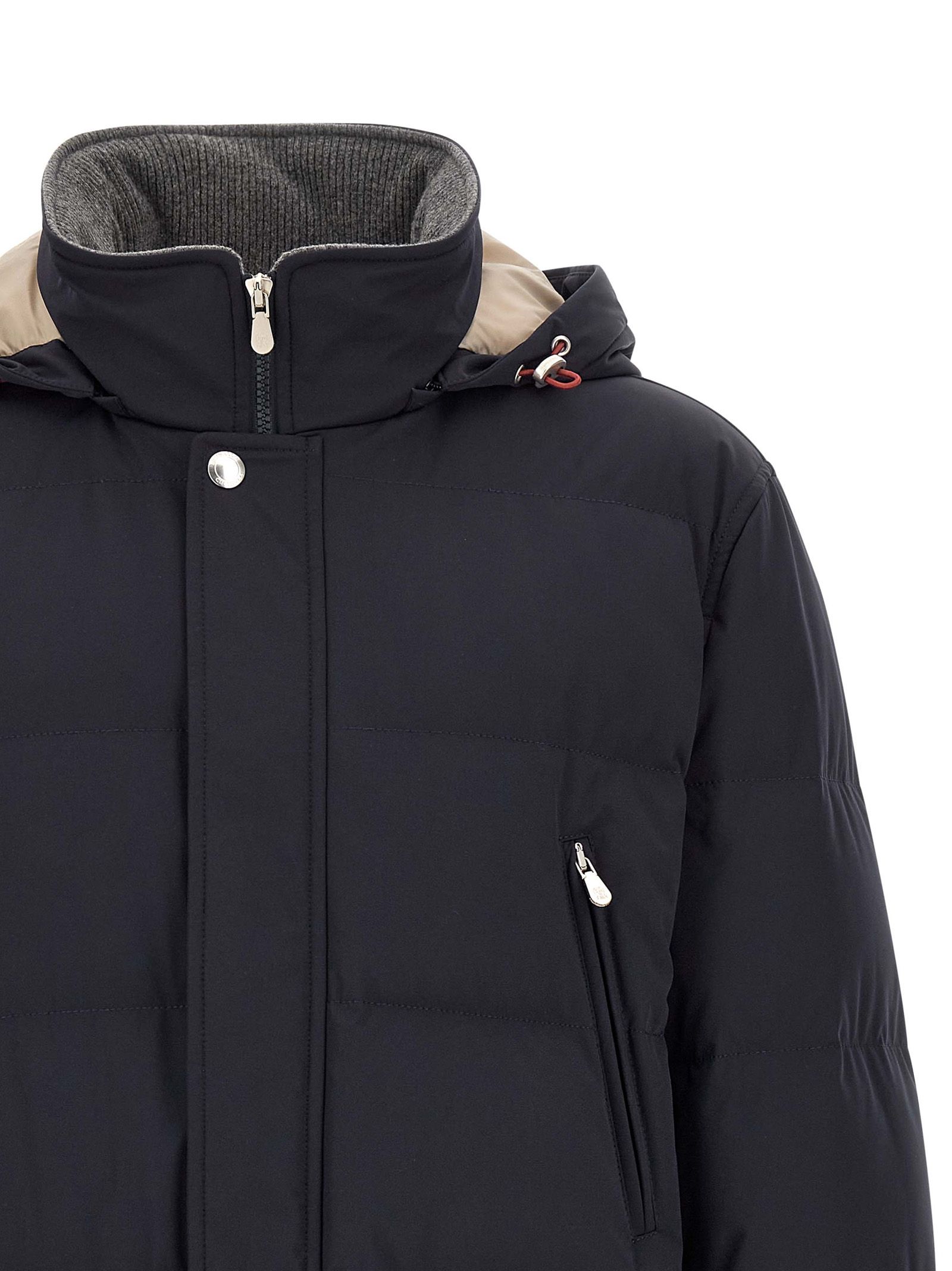 Polyamide Men's Parka - Brunello Cucinelli - Modalova