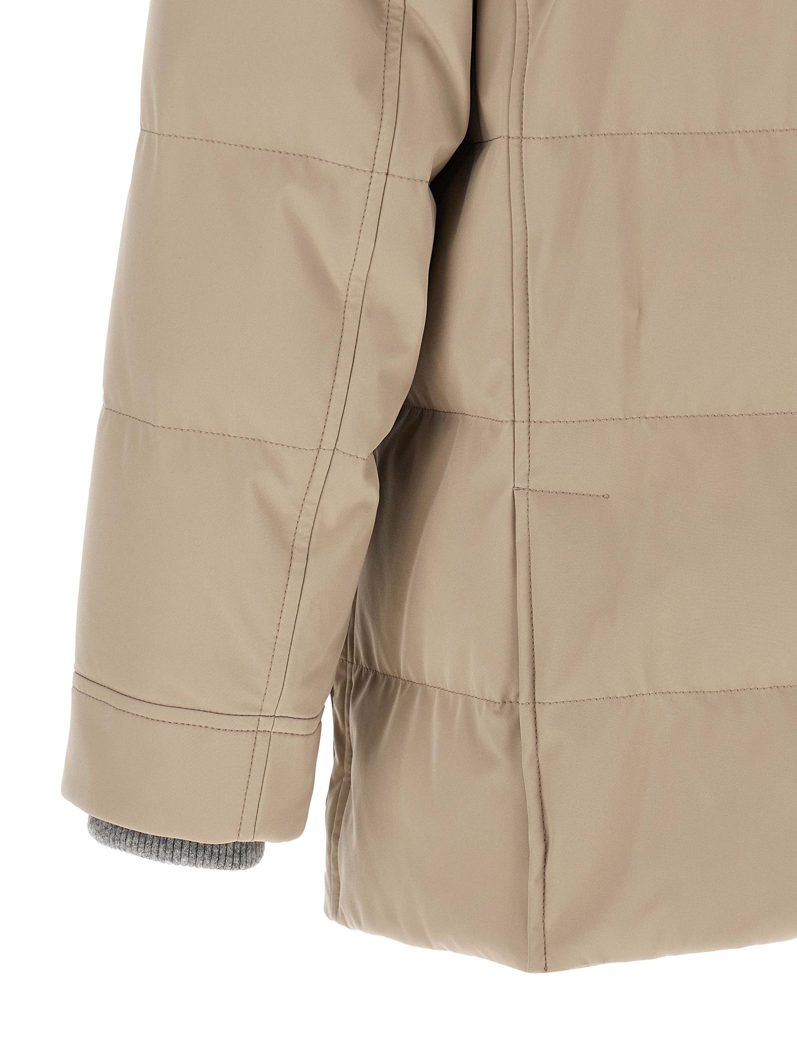 Polyamide Men's Parka - Brunello Cucinelli - Modalova