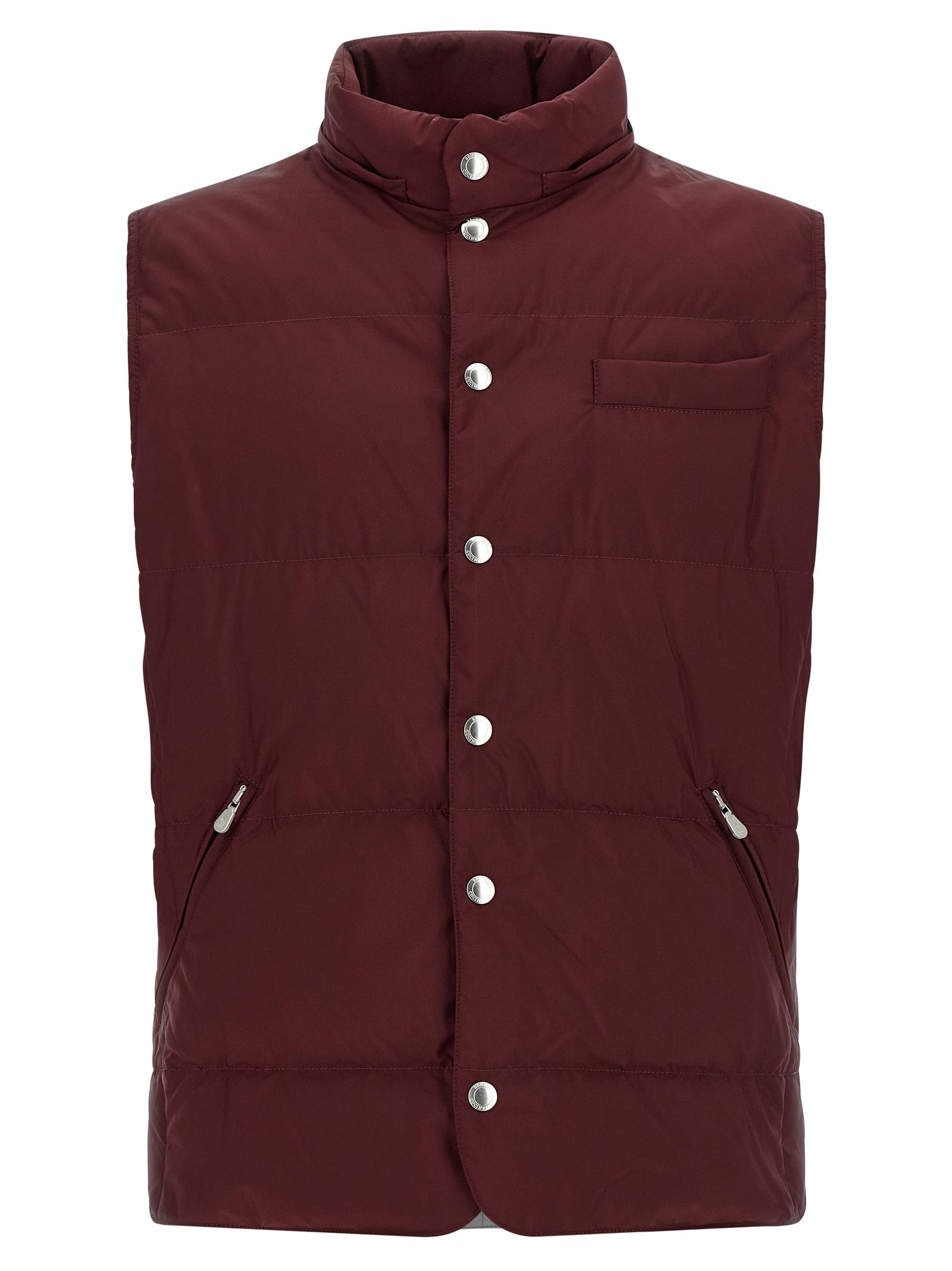 Polyester Sleeveless Men's Jacket - Brunello Cucinelli - Modalova
