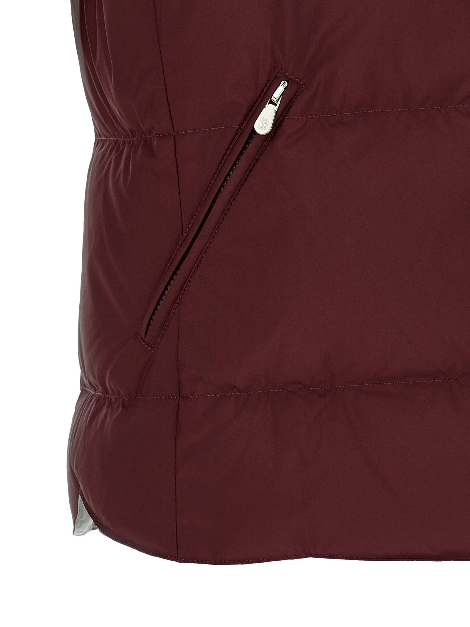 Polyester Sleeveless Men's Jacket - Brunello Cucinelli - Modalova