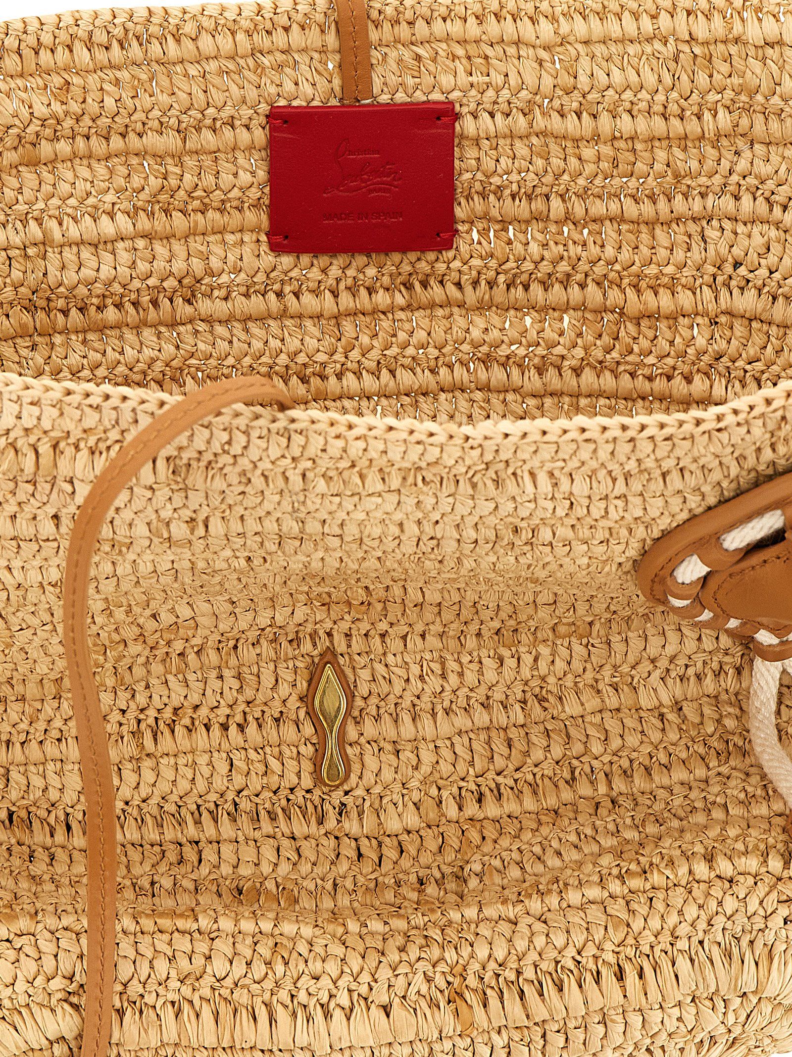 Raffia Tote Women's Bag - Christian Louboutin - Modalova
