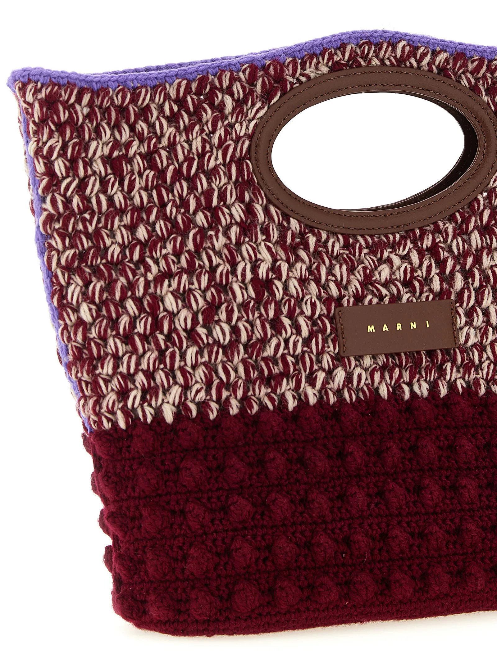 Marni Bordeaux Wool Women's Handbag - Marni - Modalova