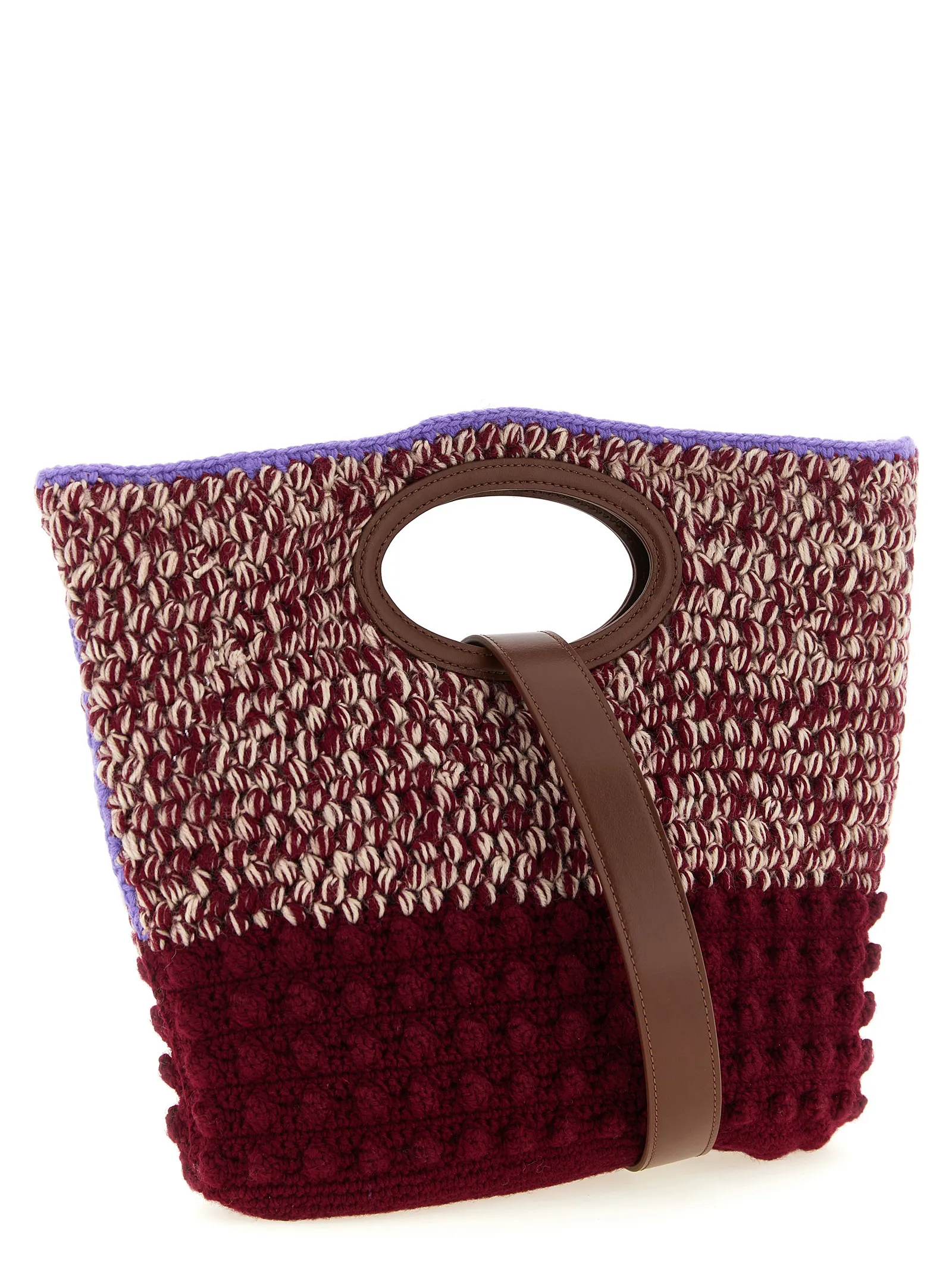 Marni Bordeaux Wool Women's Handbag - Marni - Modalova