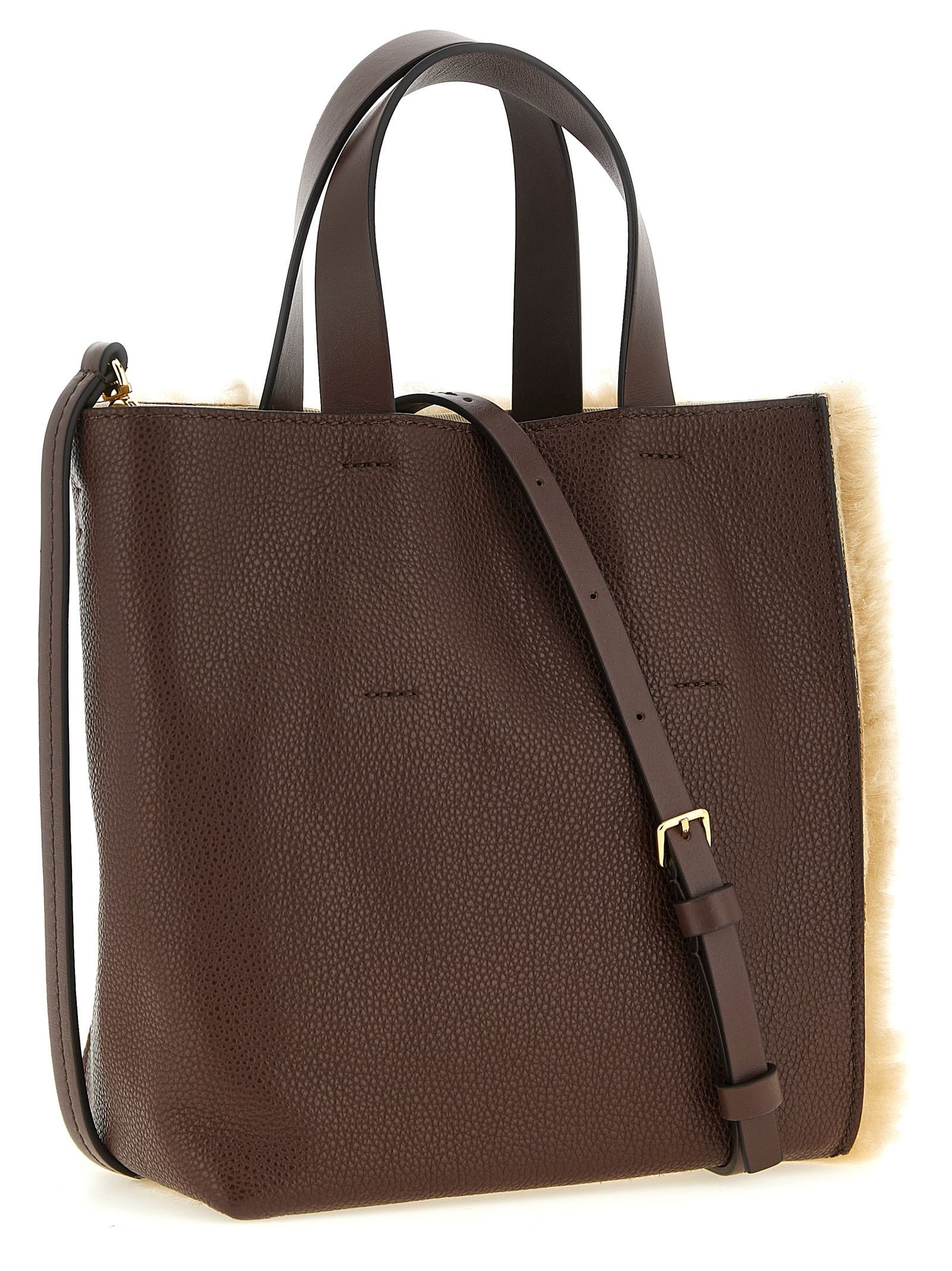 Lamb Leather Women's Handbag - Marni - Modalova