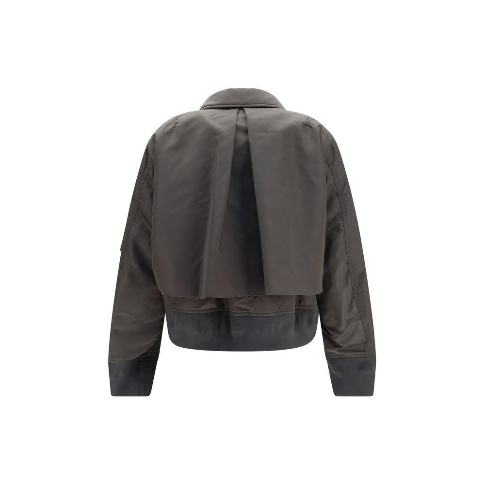 Sacai Bicolor Nylon Women's Bomber - Sacai - Modalova