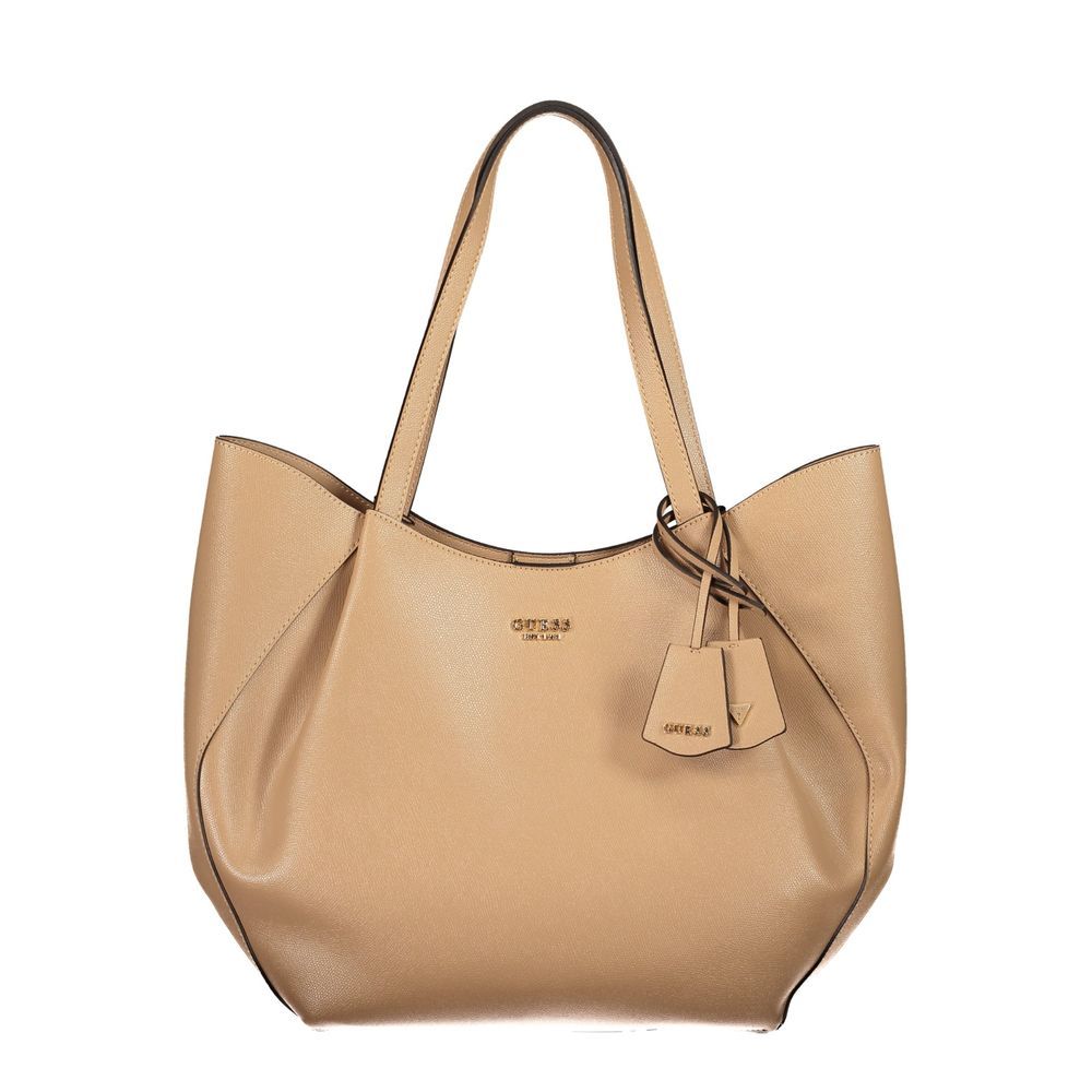 Polyurethane Women's Bag with Shoulder Women's Handles - Guess Jeans - Modalova