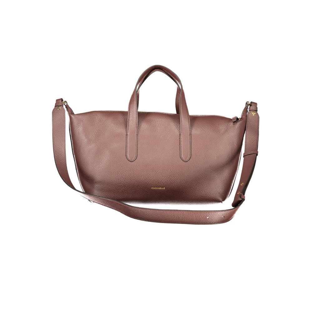 Leather Womens Bag with Handles and Shoulder Strap - Coccinelle - Modalova