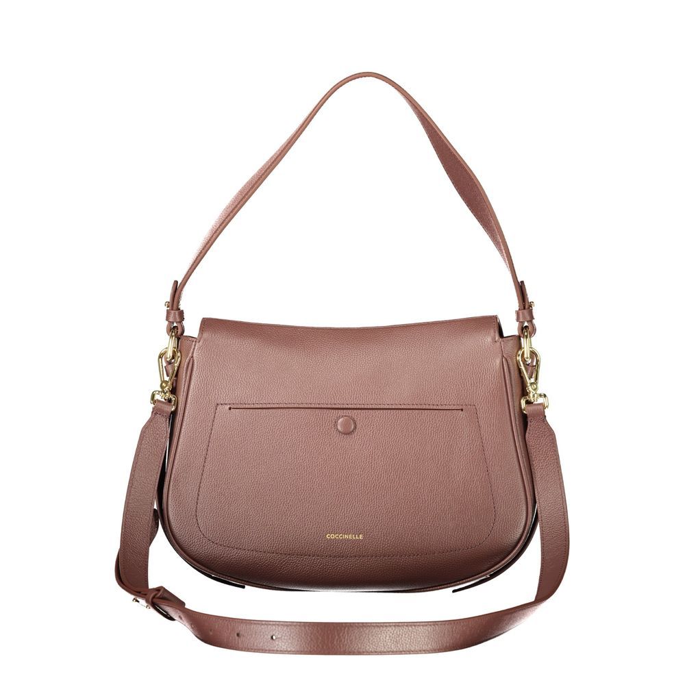 Leather Women's Bag with Removable Strap and Women's Compartments - Coccinelle - Modalova