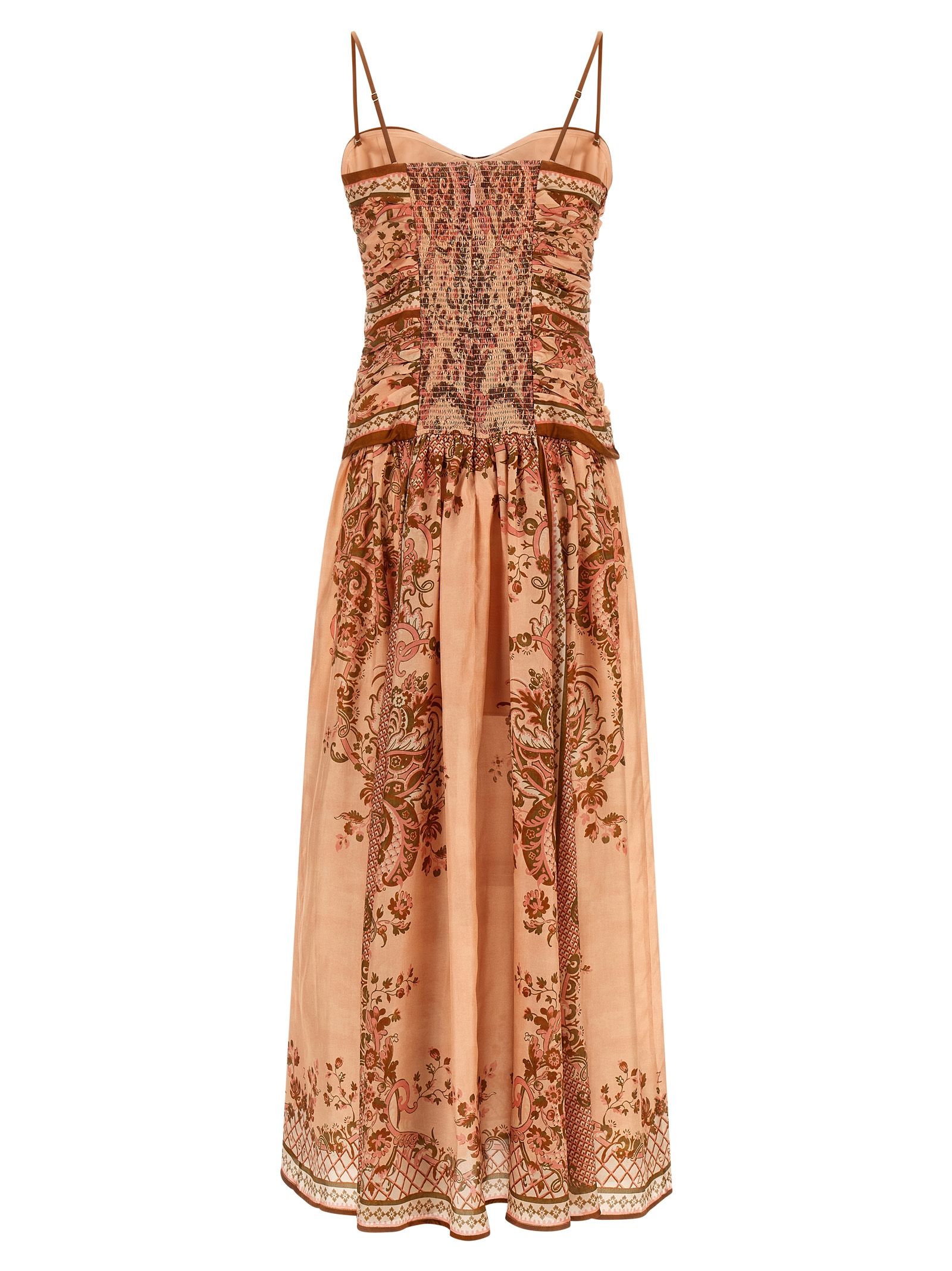 Silk Midi Women's Dress - Zimmermann - Modalova
