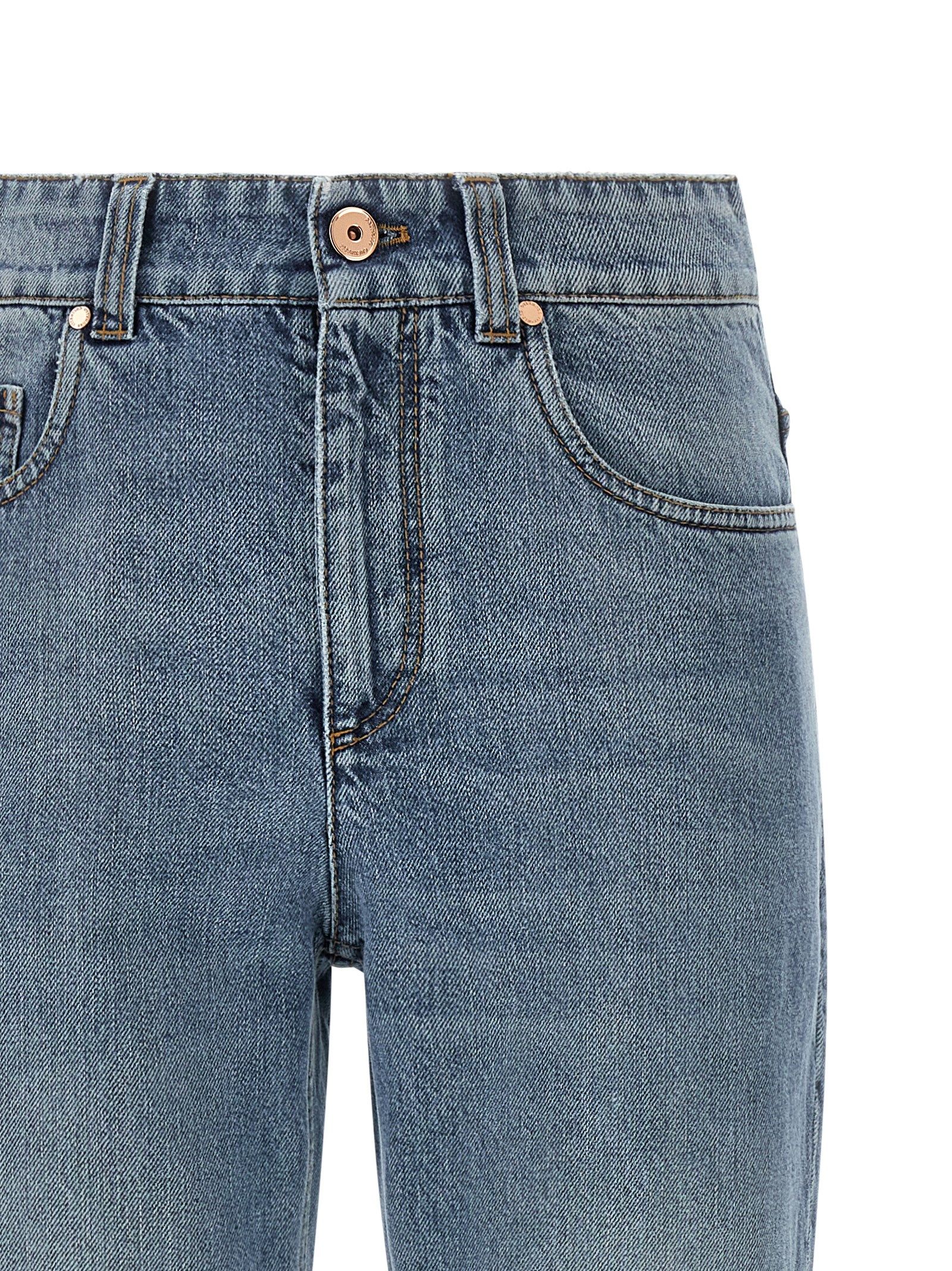 Cotton Relaxed Fit Women's Jeans - Brunello Cucinelli - Modalova