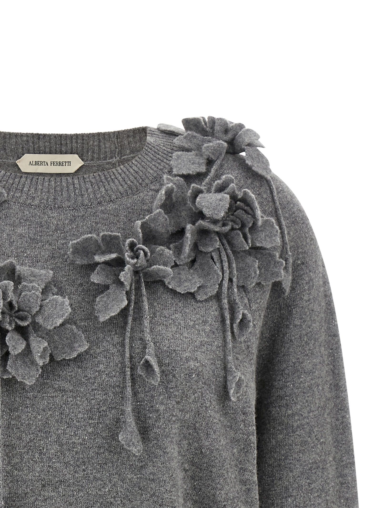 Virgin Wool Women's Cardigan - Alberta Ferretti - Modalova