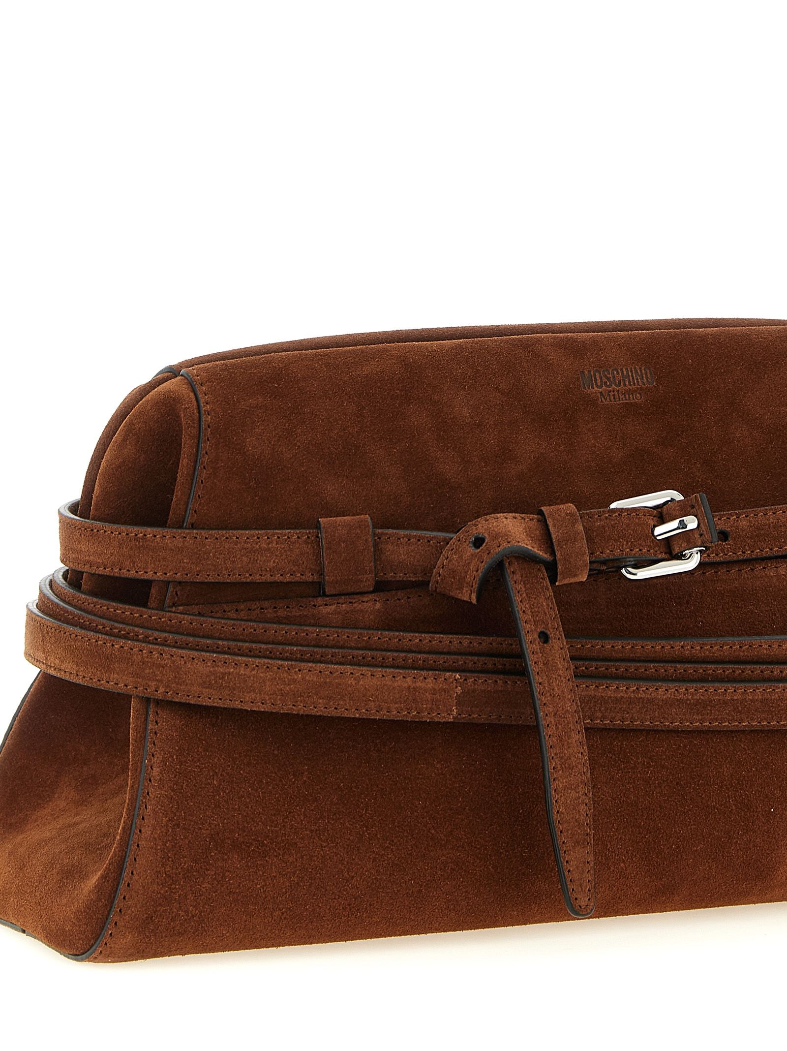 Calfskin Clutch Women's Bag - Moschino - Modalova
