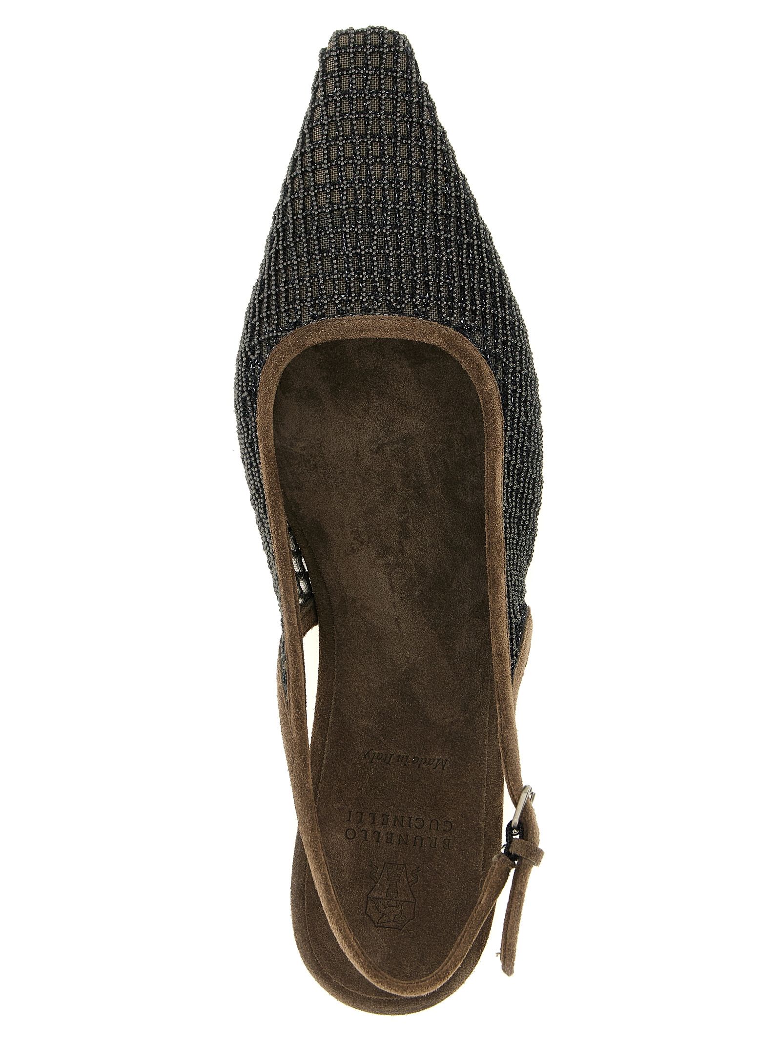 Calfskin Ballet Women's Flats - Brunello Cucinelli - Modalova