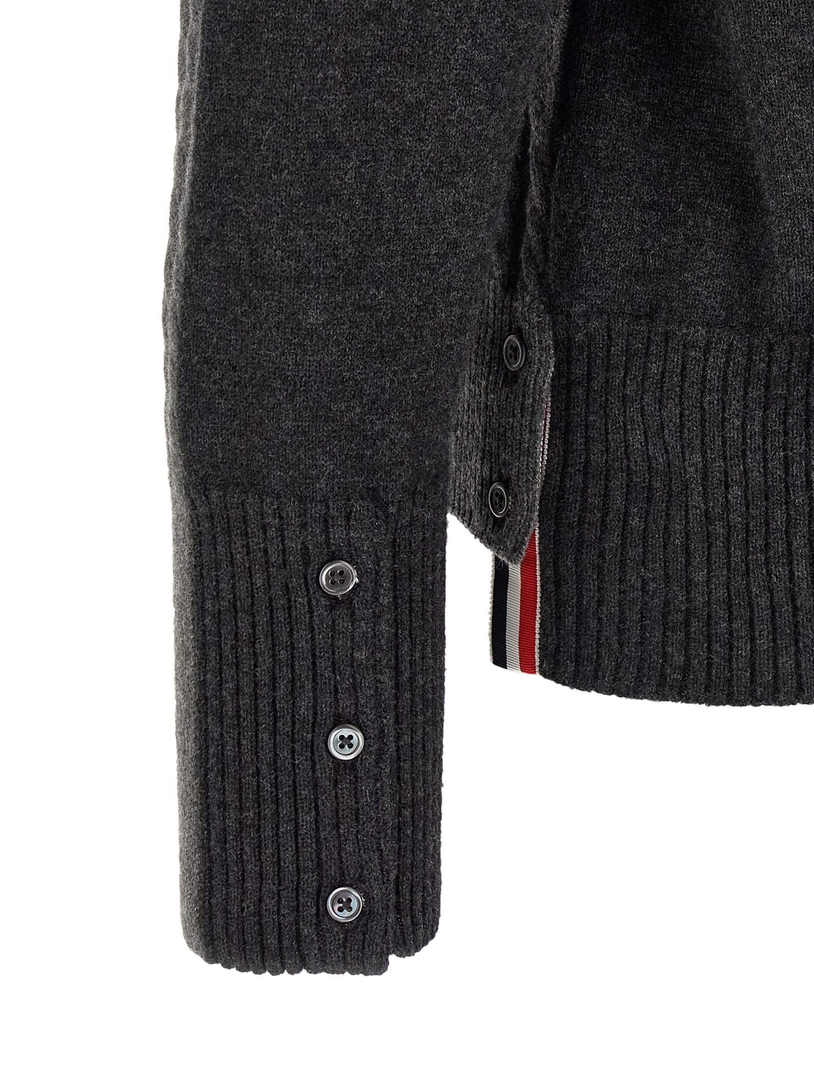 Virgin Wool Men's Cardigan - Thom Browne - Modalova