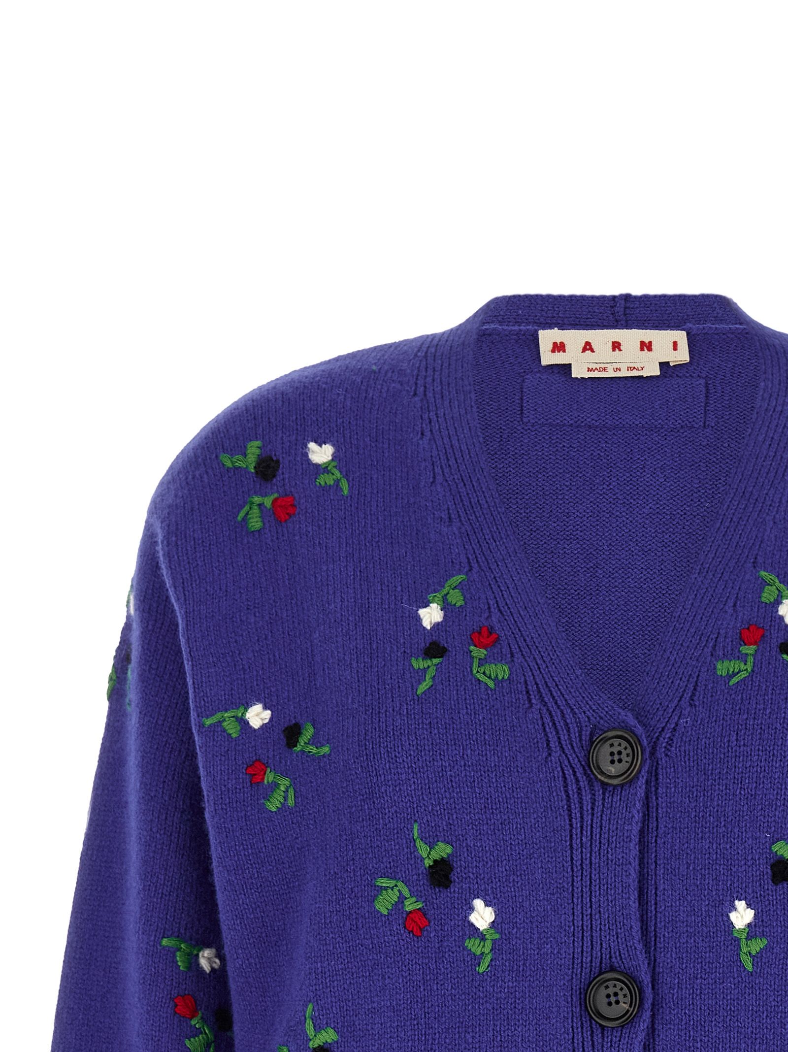 Virgin Wool Women's Cardigan - Marni - Modalova