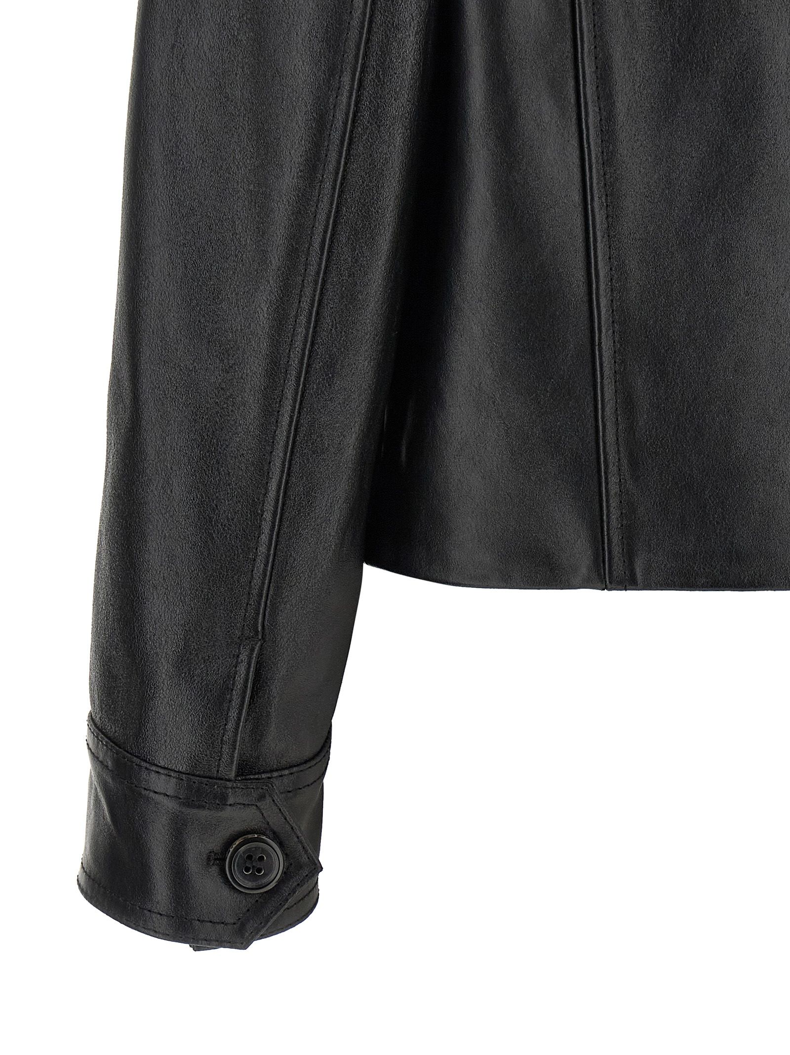 Calfskin Leather Women's Jacket - Marni - Modalova