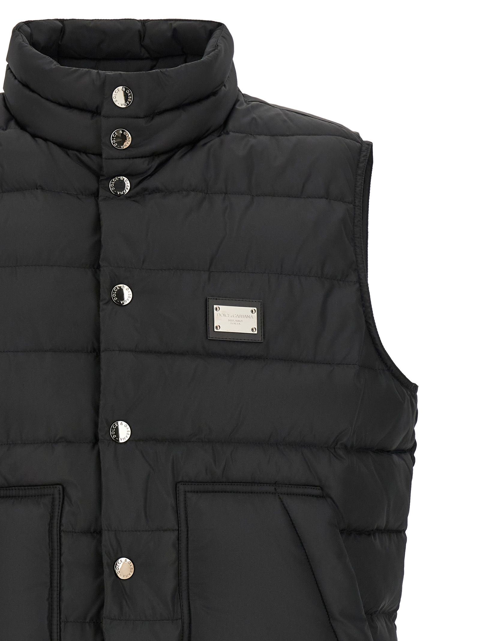 Polyester Sleeveless Men's Jacket - Dolce & Gabbana - Modalova