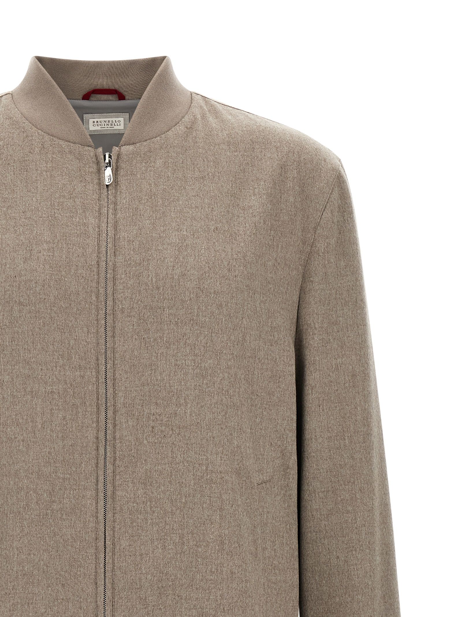 Cashmere Men's Bomber - Brunello Cucinelli - Modalova