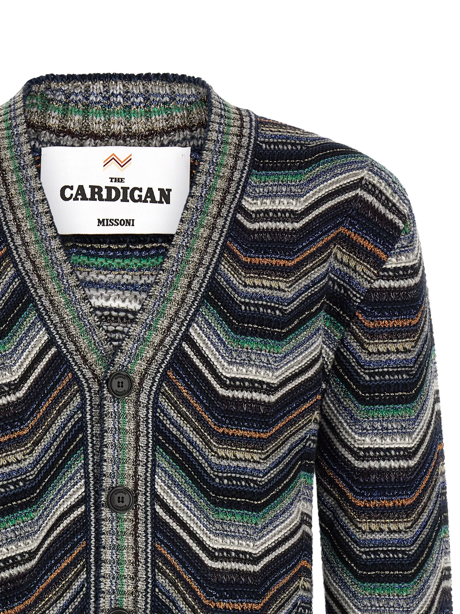 Wool Men's Cardigan - Missoni - Modalova