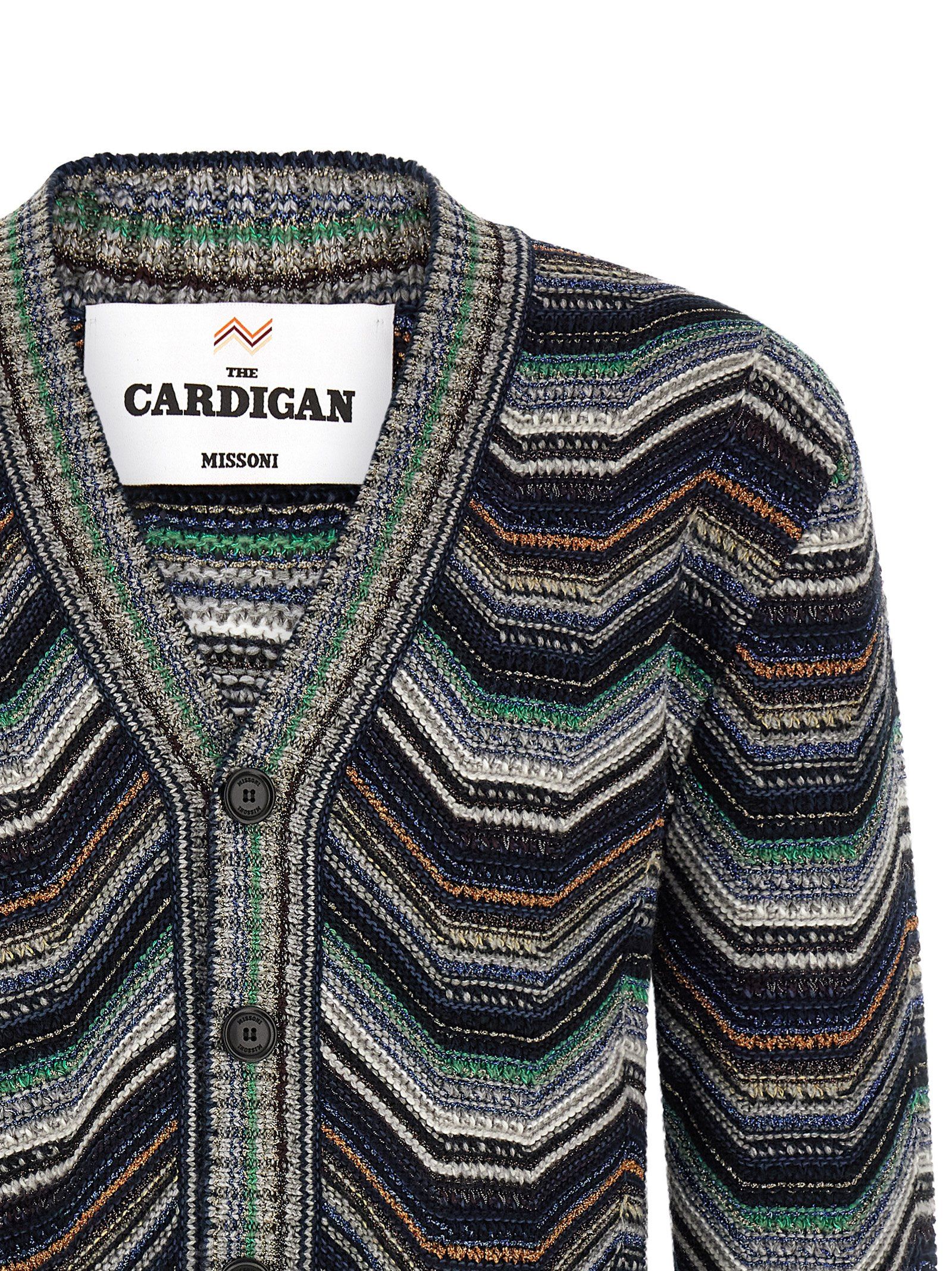 Wool Men's Cardigan - Missoni - Modalova