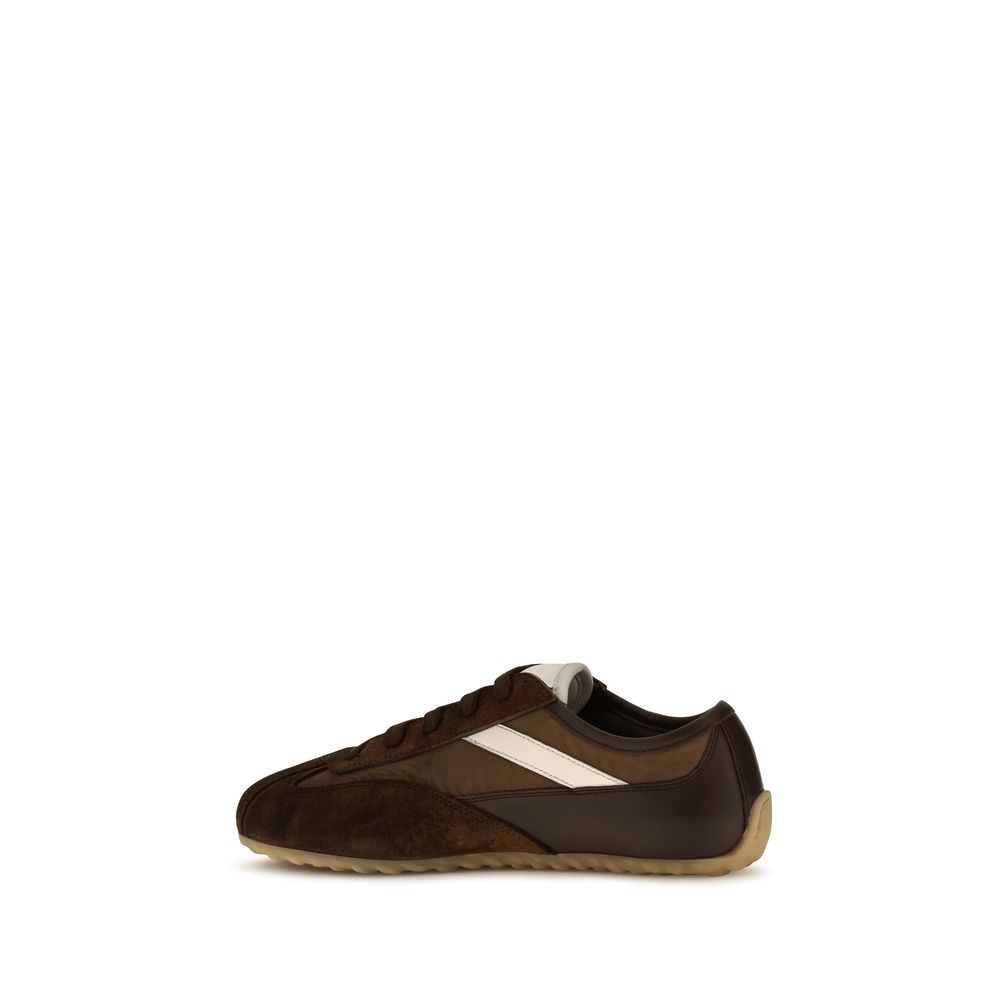 Suede Leather Athletic Women's Sneakers - Alexander McQueen - Modalova