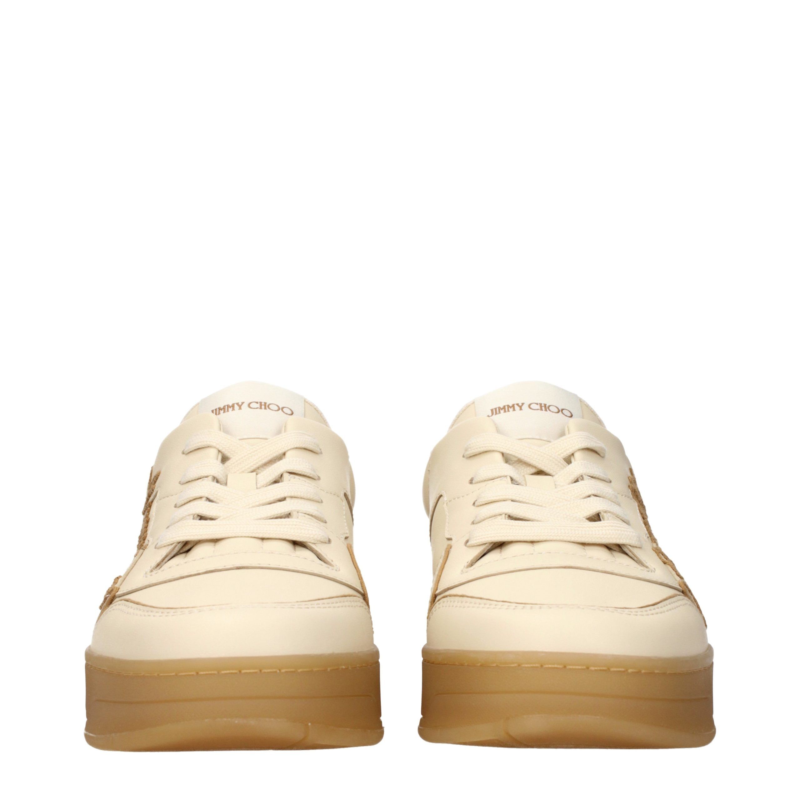 Leather Low Top Men's Sneakers - Jimmy Choo - Modalova