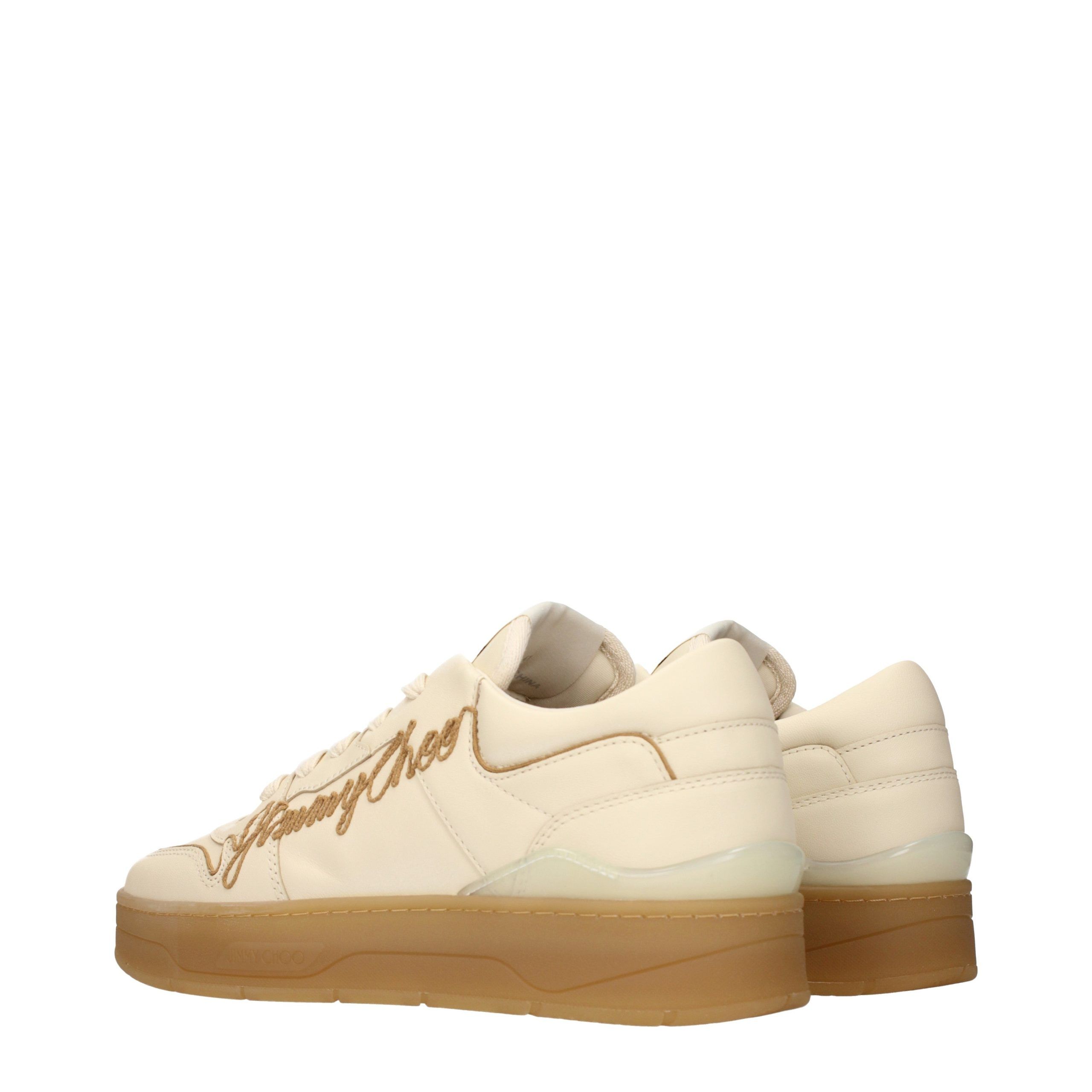 Leather Low Top Men's Sneakers - Jimmy Choo - Modalova