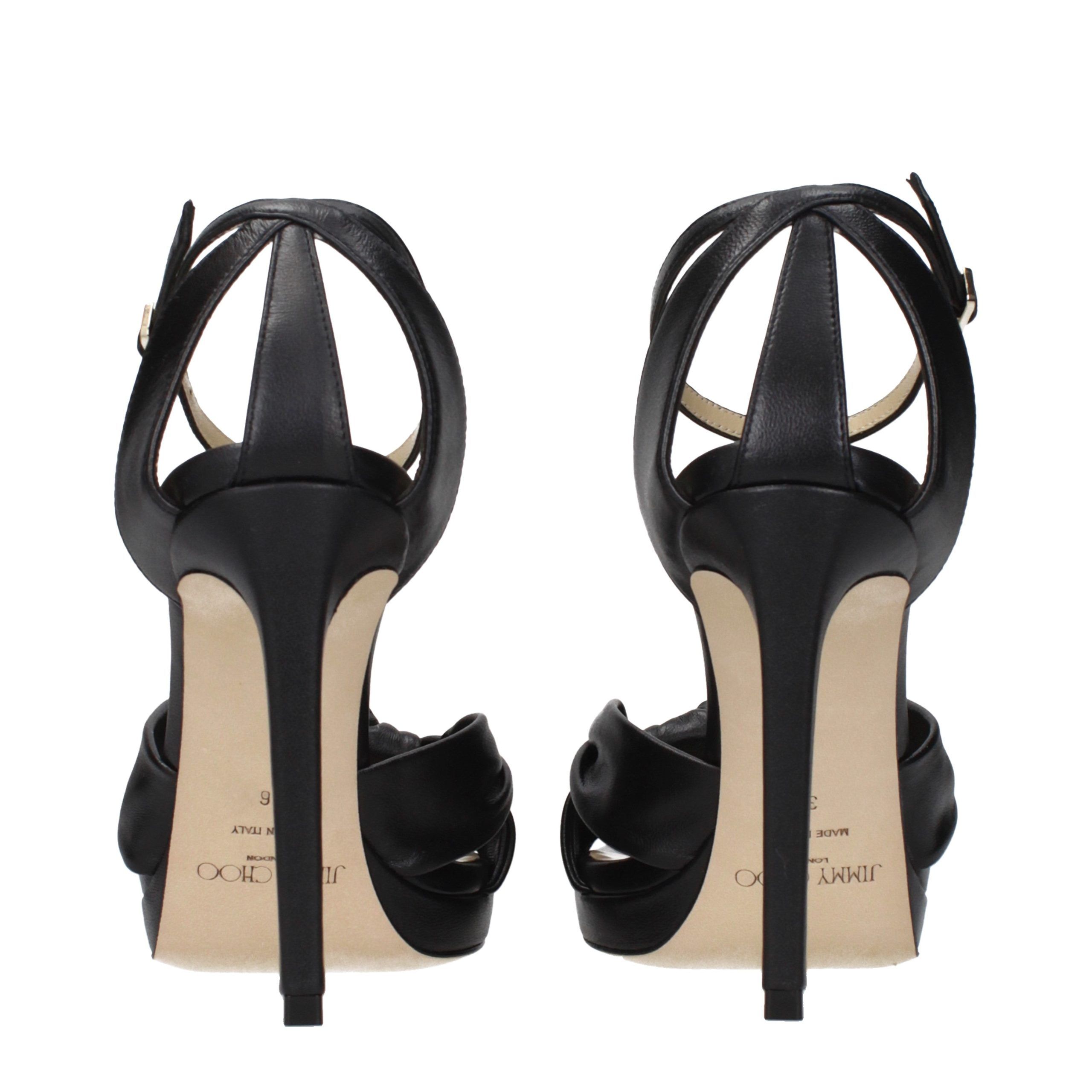 Leather Platform Women's Sandals - Jimmy Choo - Modalova
