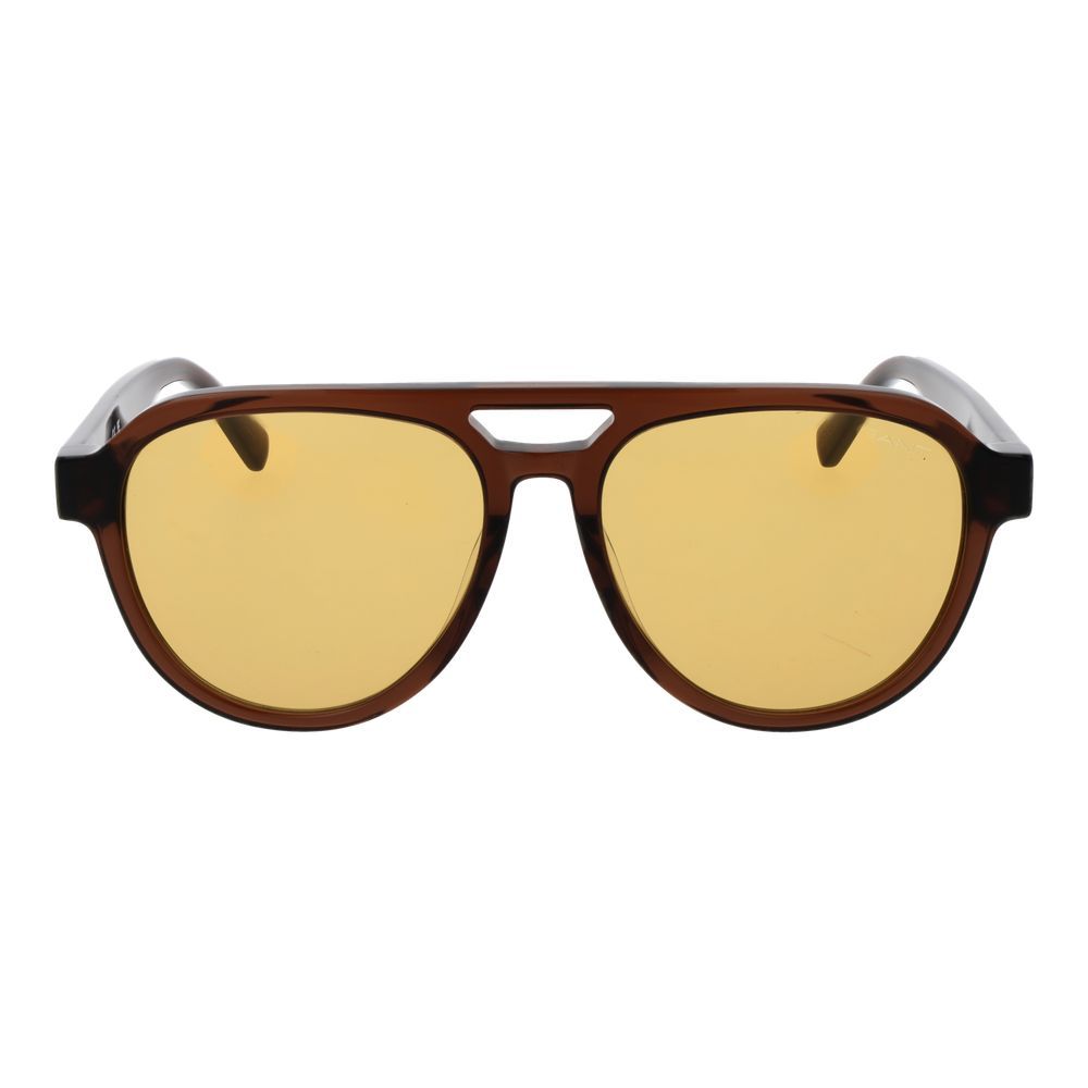 Gant Brown Acetate Men's Sunglasses - Gant - Modalova