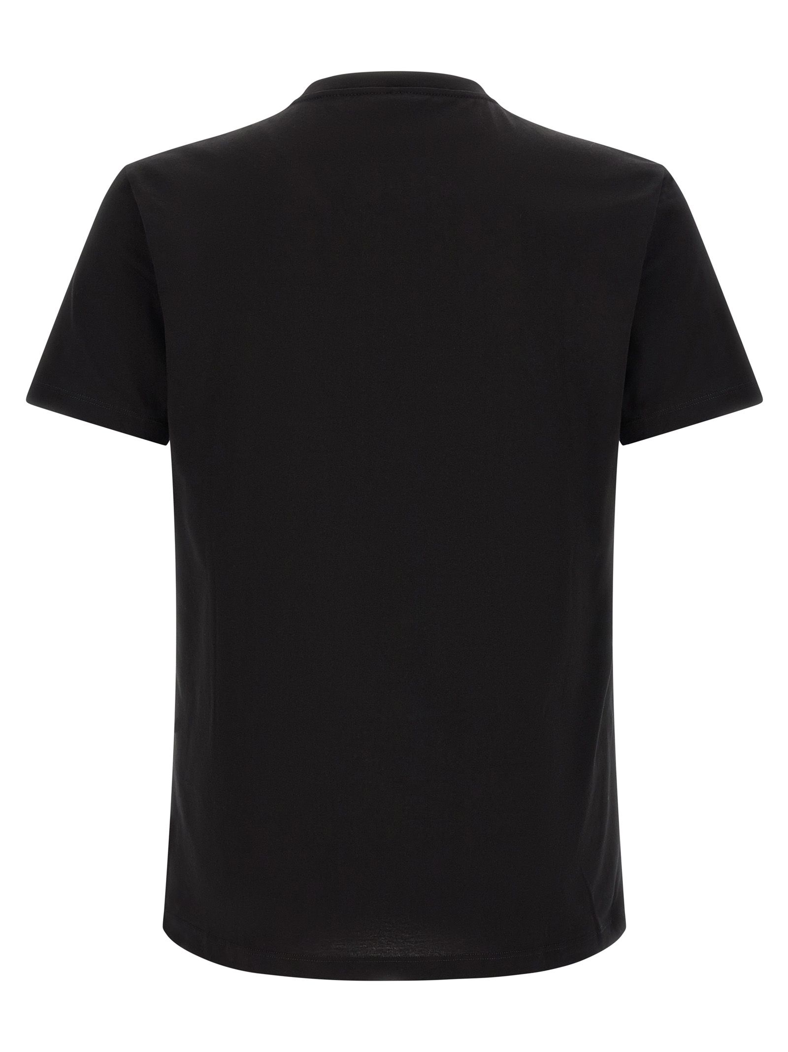 Versace Black Cotton Men's T-Shirt - Versace - Modalova