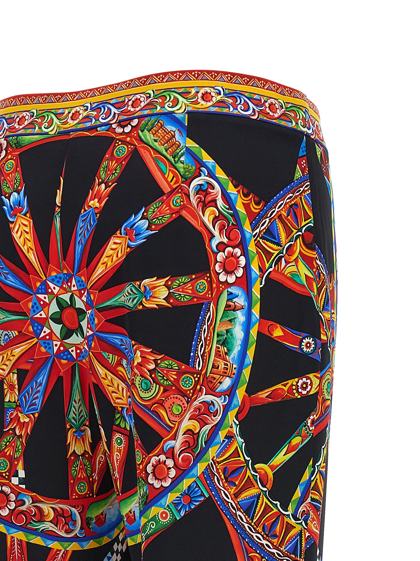 Silk Flared Women's Pants - Dolce & Gabbana - Modalova