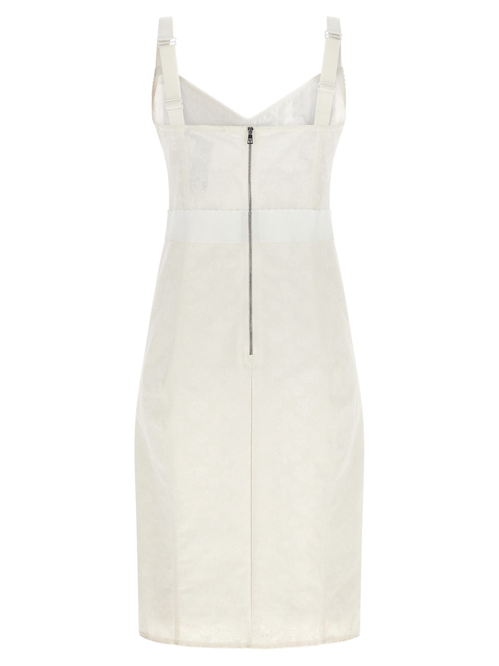 Polyamide Midi Women's Dress - Dolce & Gabbana - Modalova