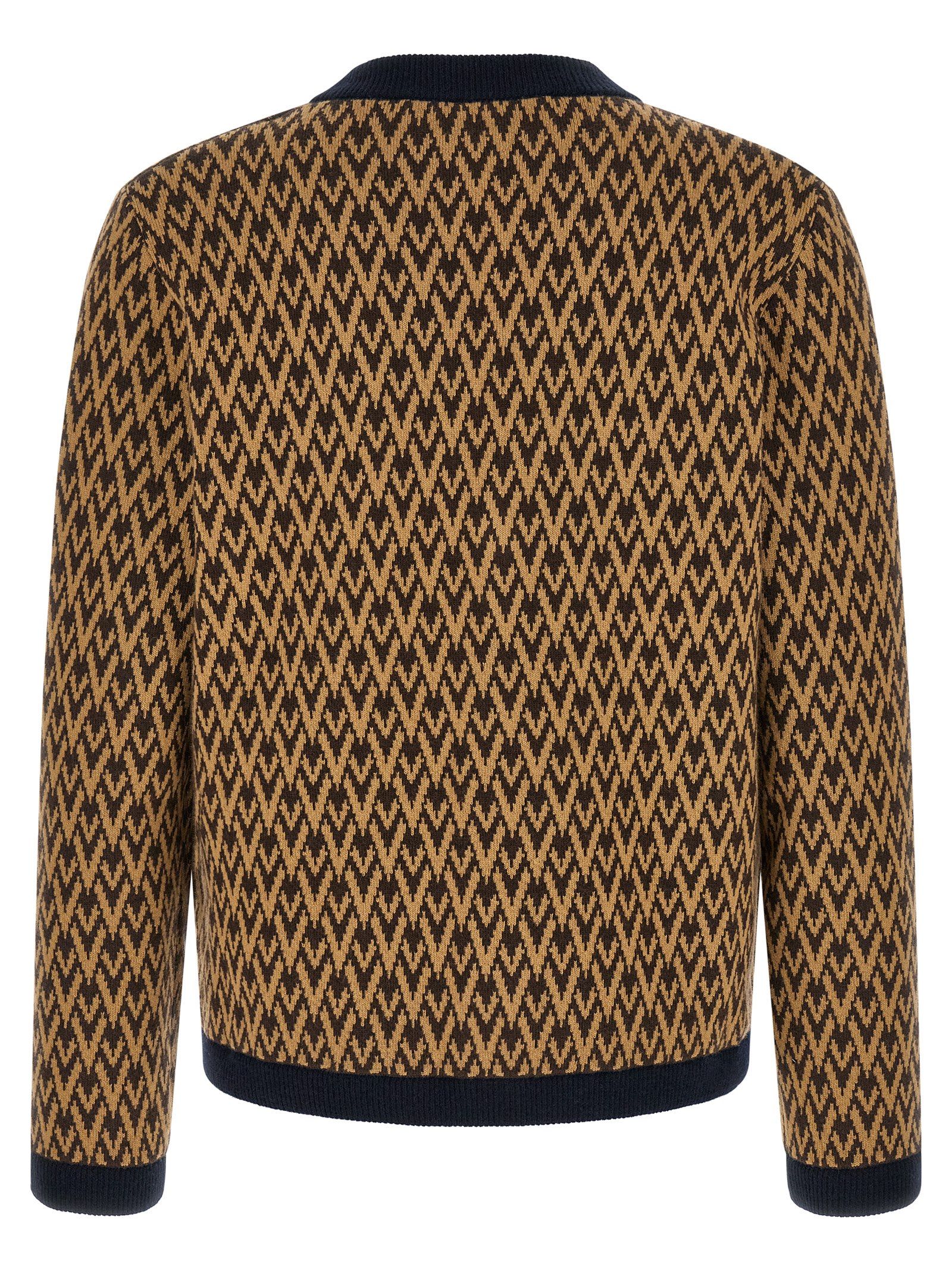 Cashmere Men's Cardigan - Valentino Garavani - Modalova