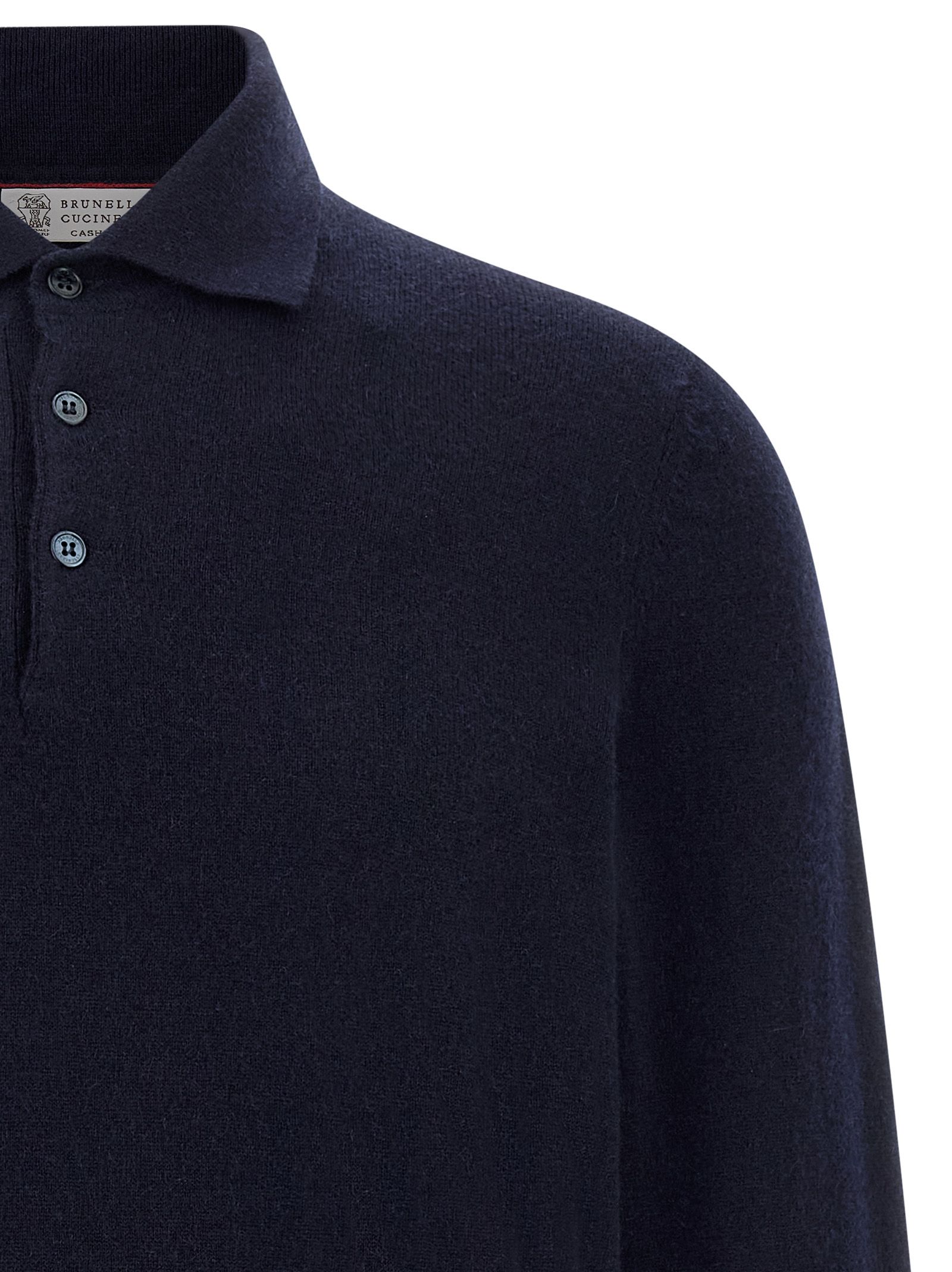 Cashmere Polo Men's Shirt - Brunello Cucinelli - Modalova