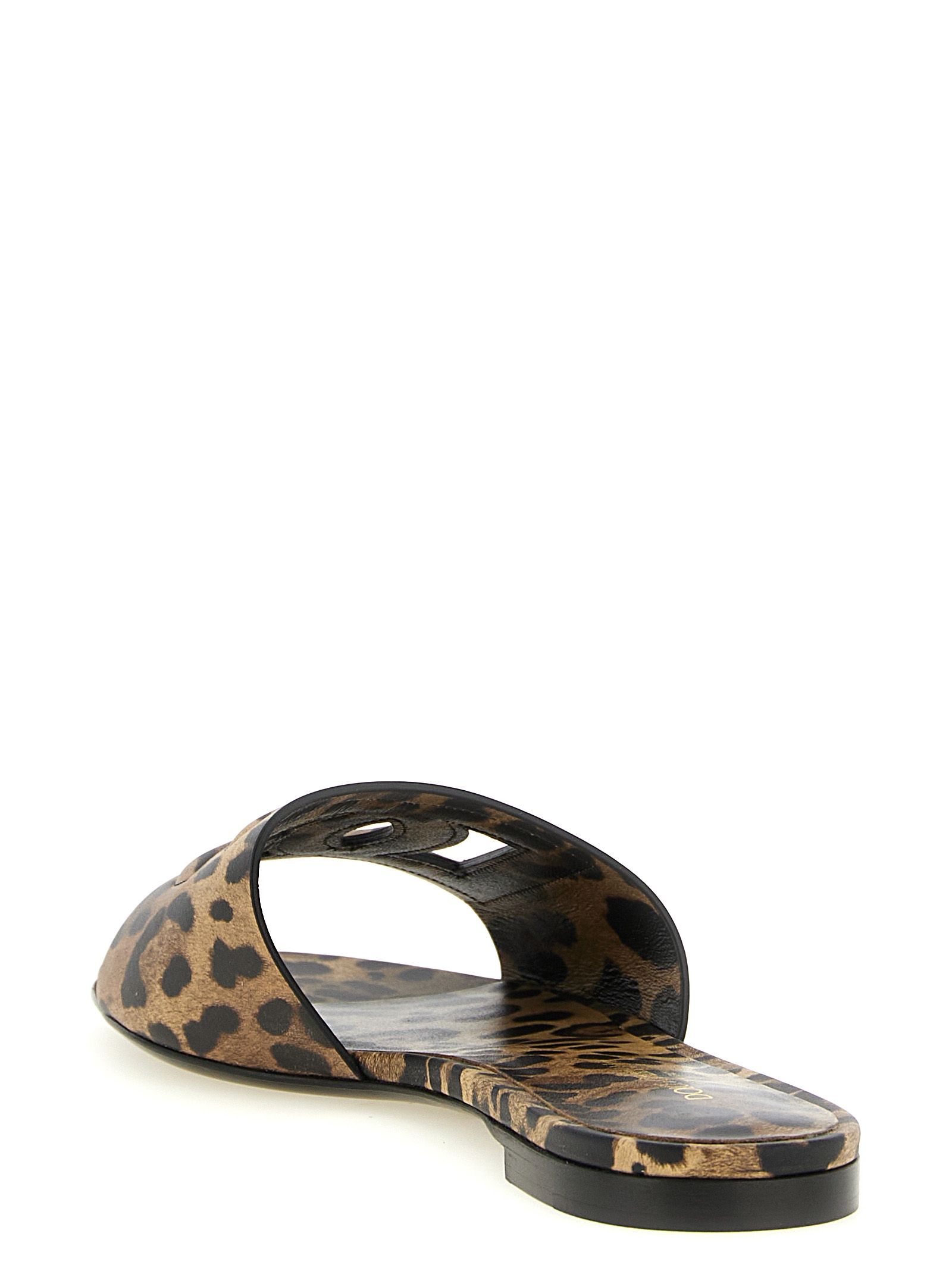 Calfskin Women's Slides - Dolce & Gabbana - Modalova