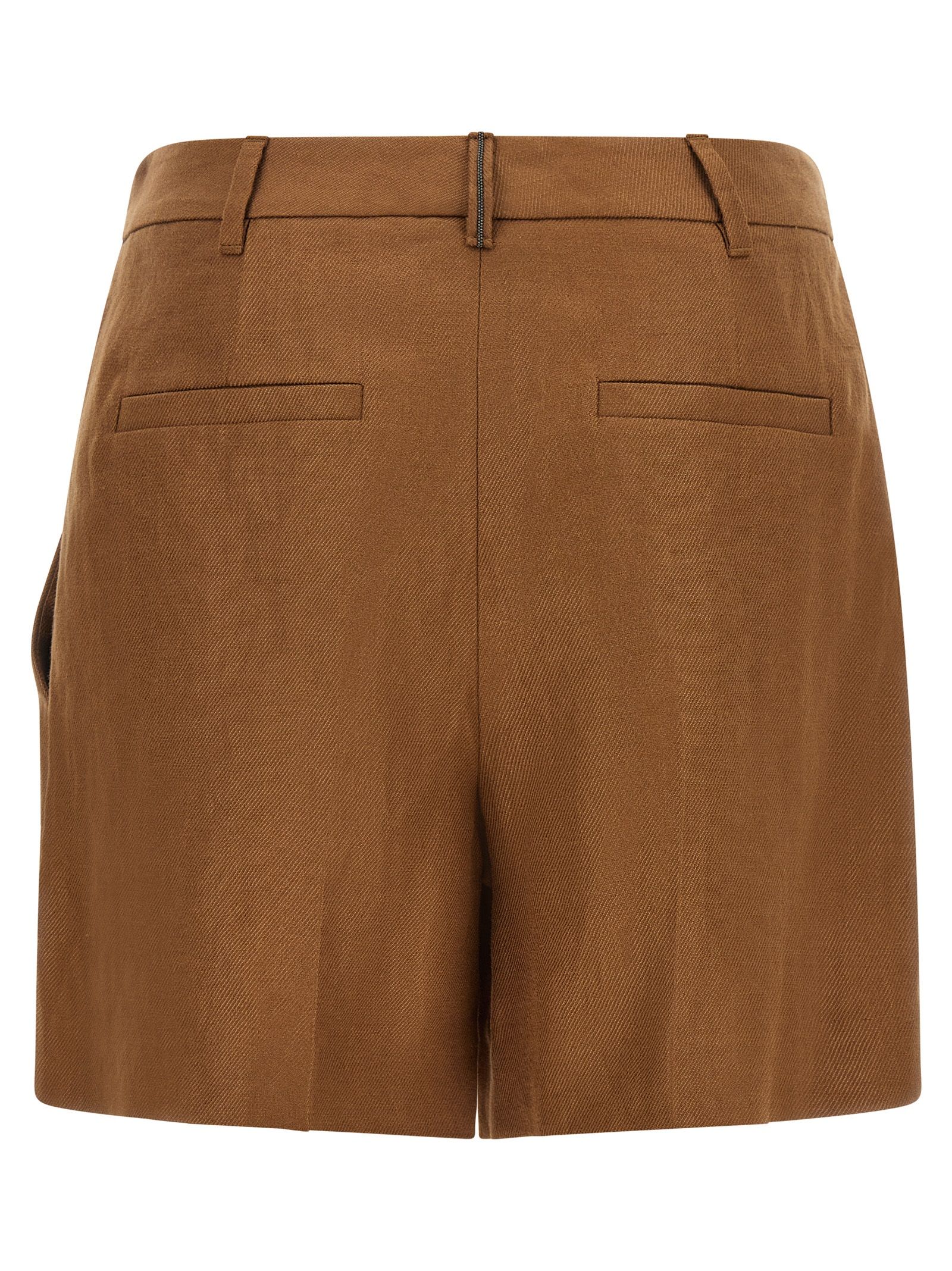 Linen Bermuda Women's Shorts - Brunello Cucinelli - Modalova
