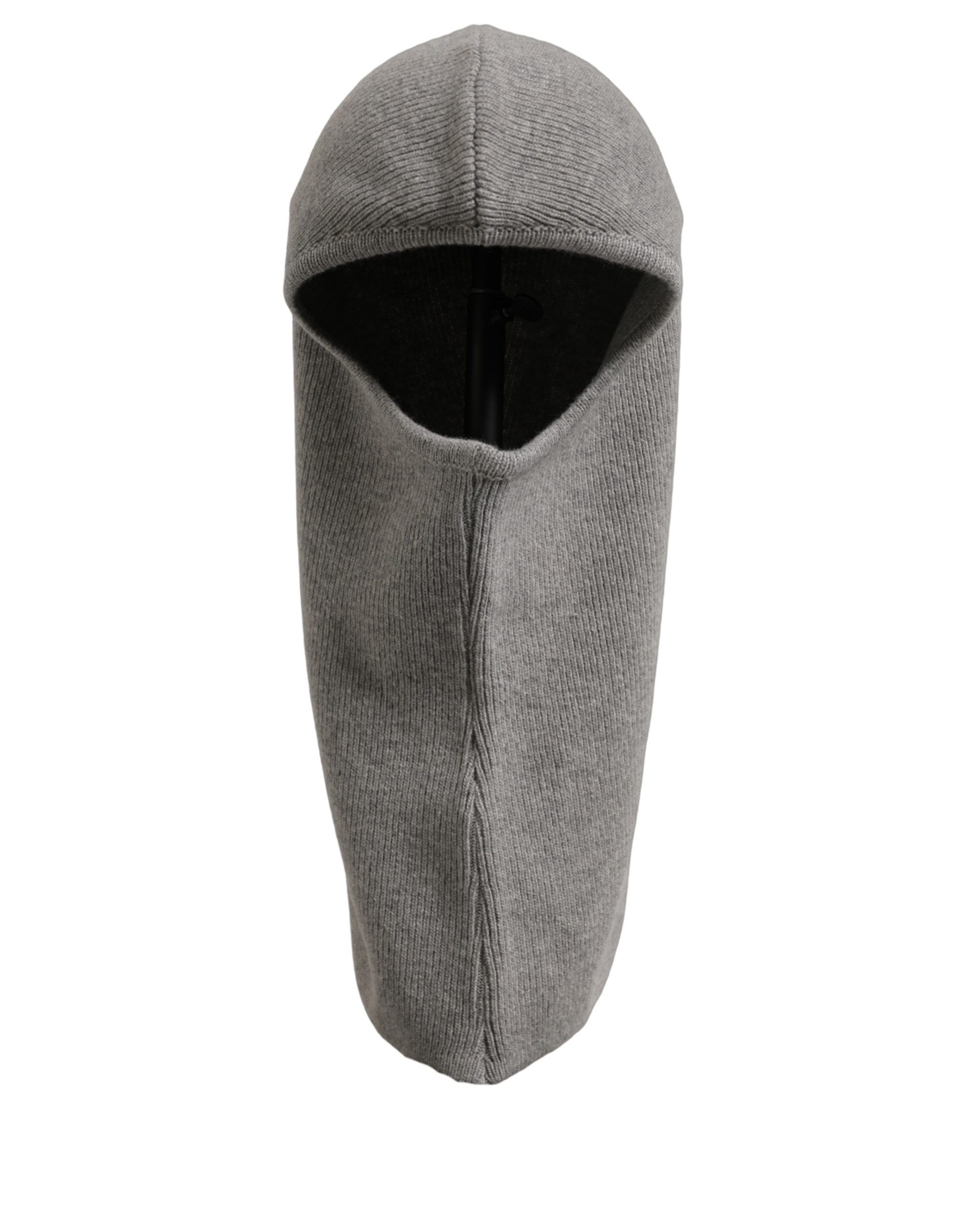 Men Wool Ribbed Knit Balaclava Wrap One Size Men's Hat - Dolce & Gabbana - Modalova