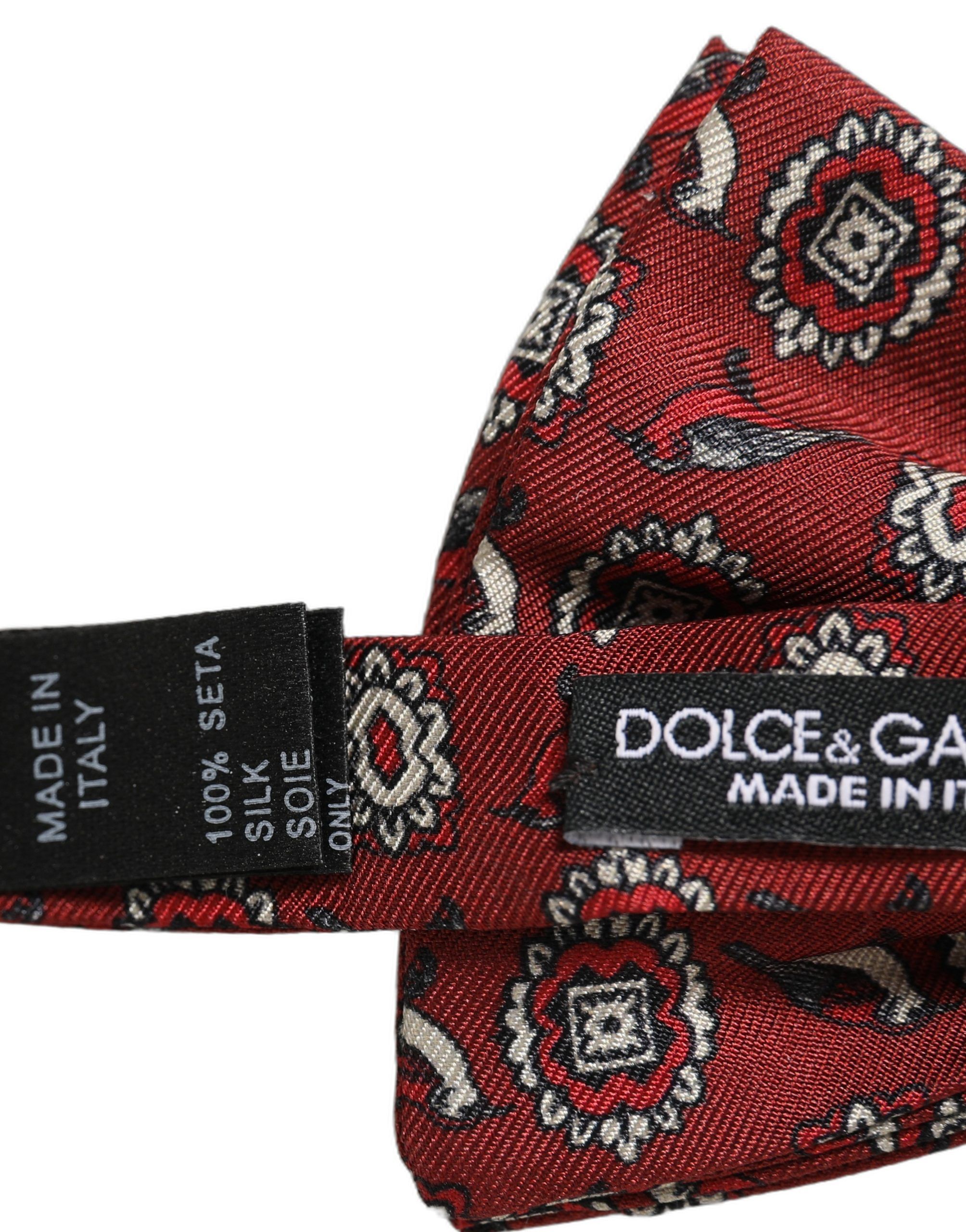 Men Floral Adjustable Neck Papillon Bow Men's Tie - Dolce & Gabbana - Modalova