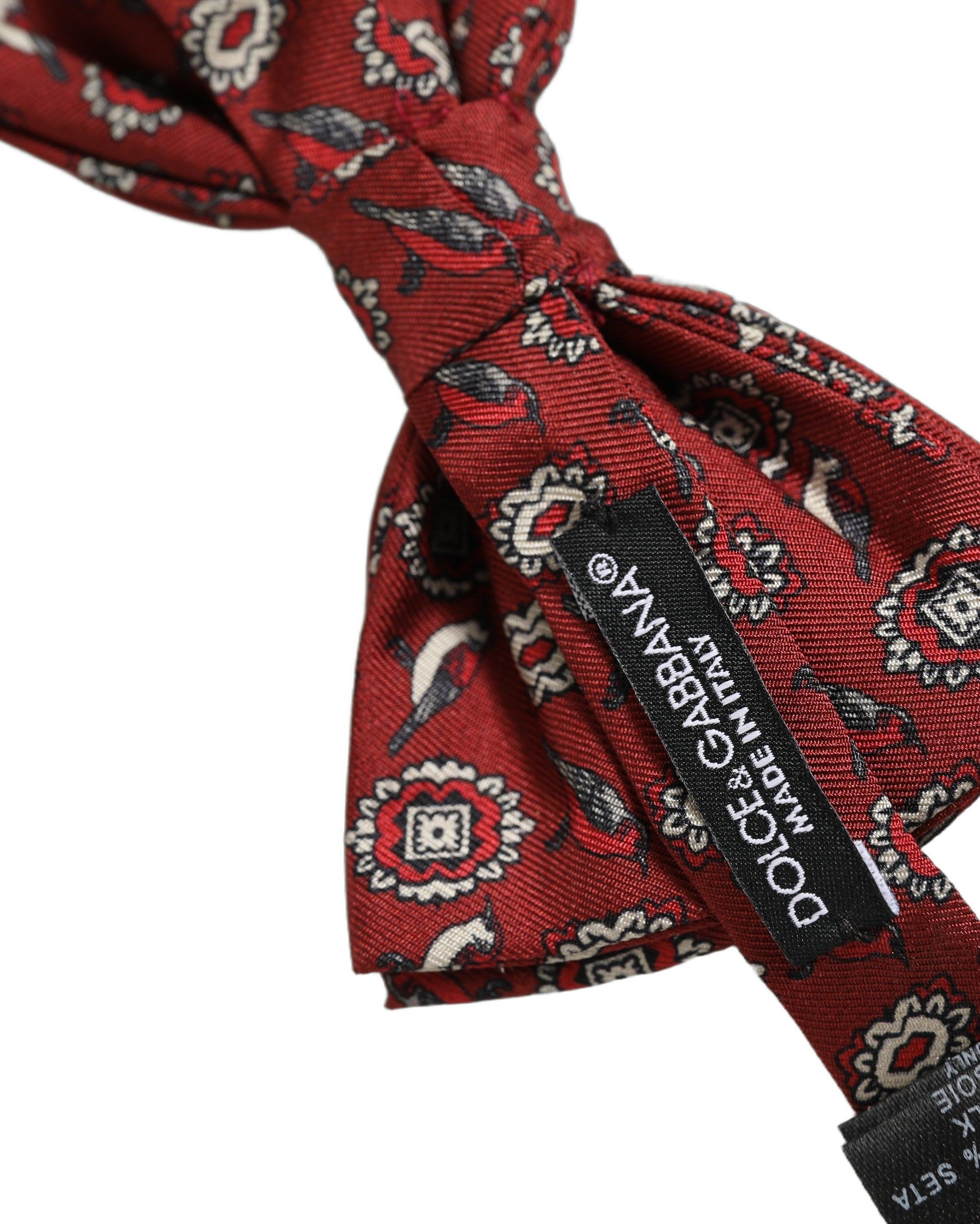 Men Floral Adjustable Neck Papillon Bow Men's Tie - Dolce & Gabbana - Modalova