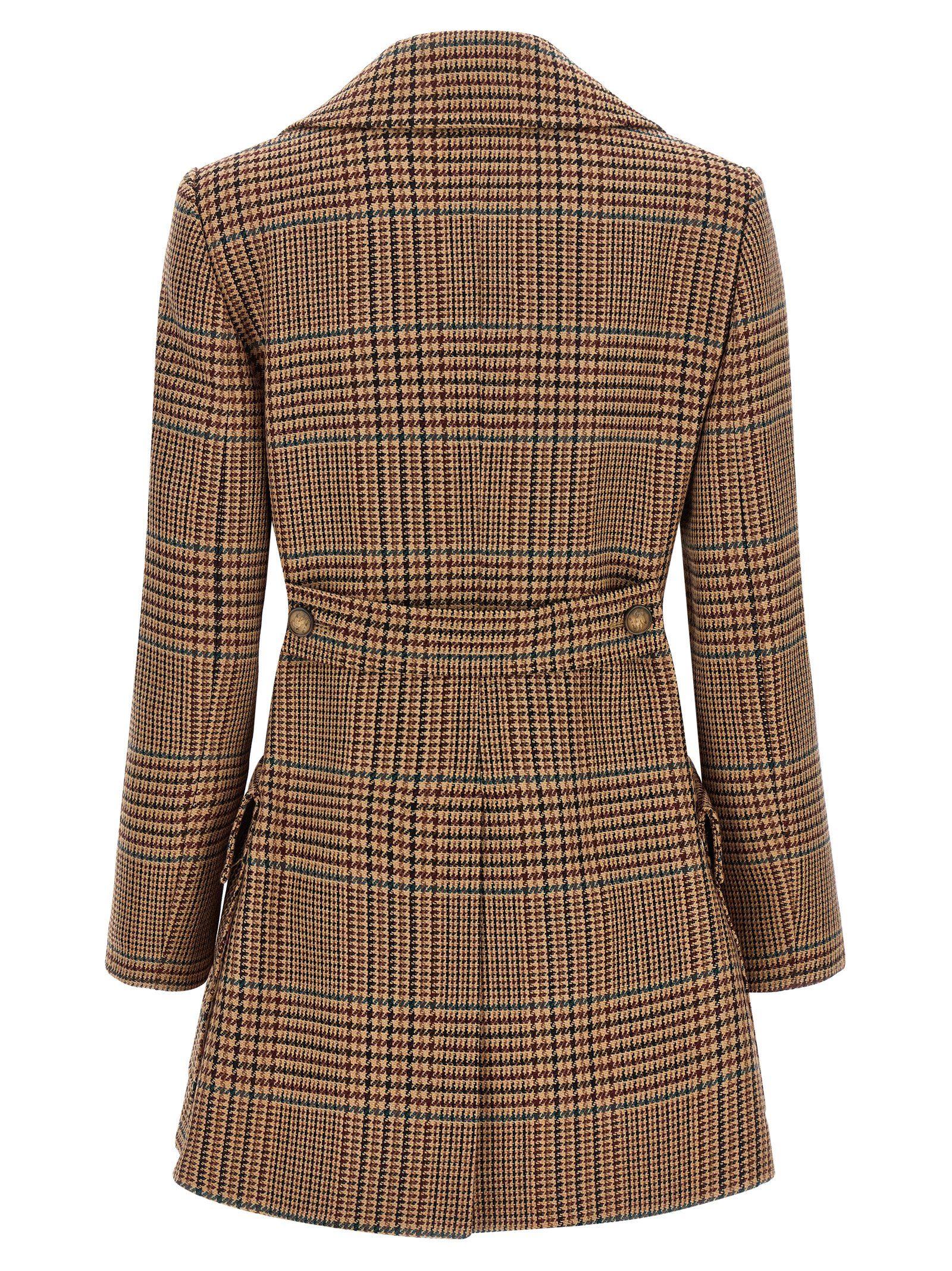 Etro Brown Wool Women's Coat - Etro - Modalova