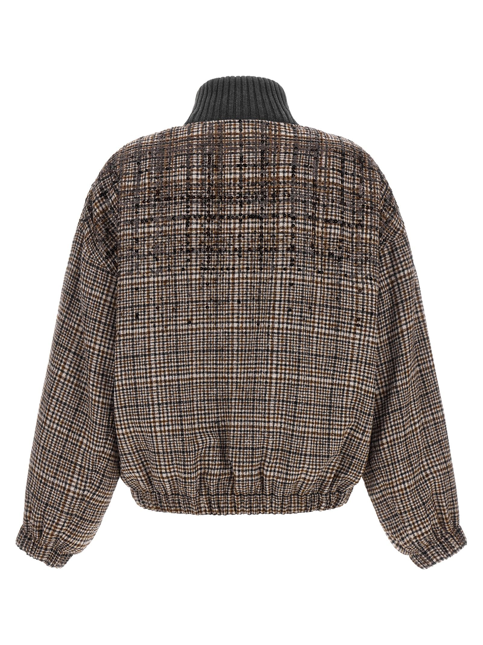 Alpaca Leather Women's Bomber - Brunello Cucinelli - Modalova