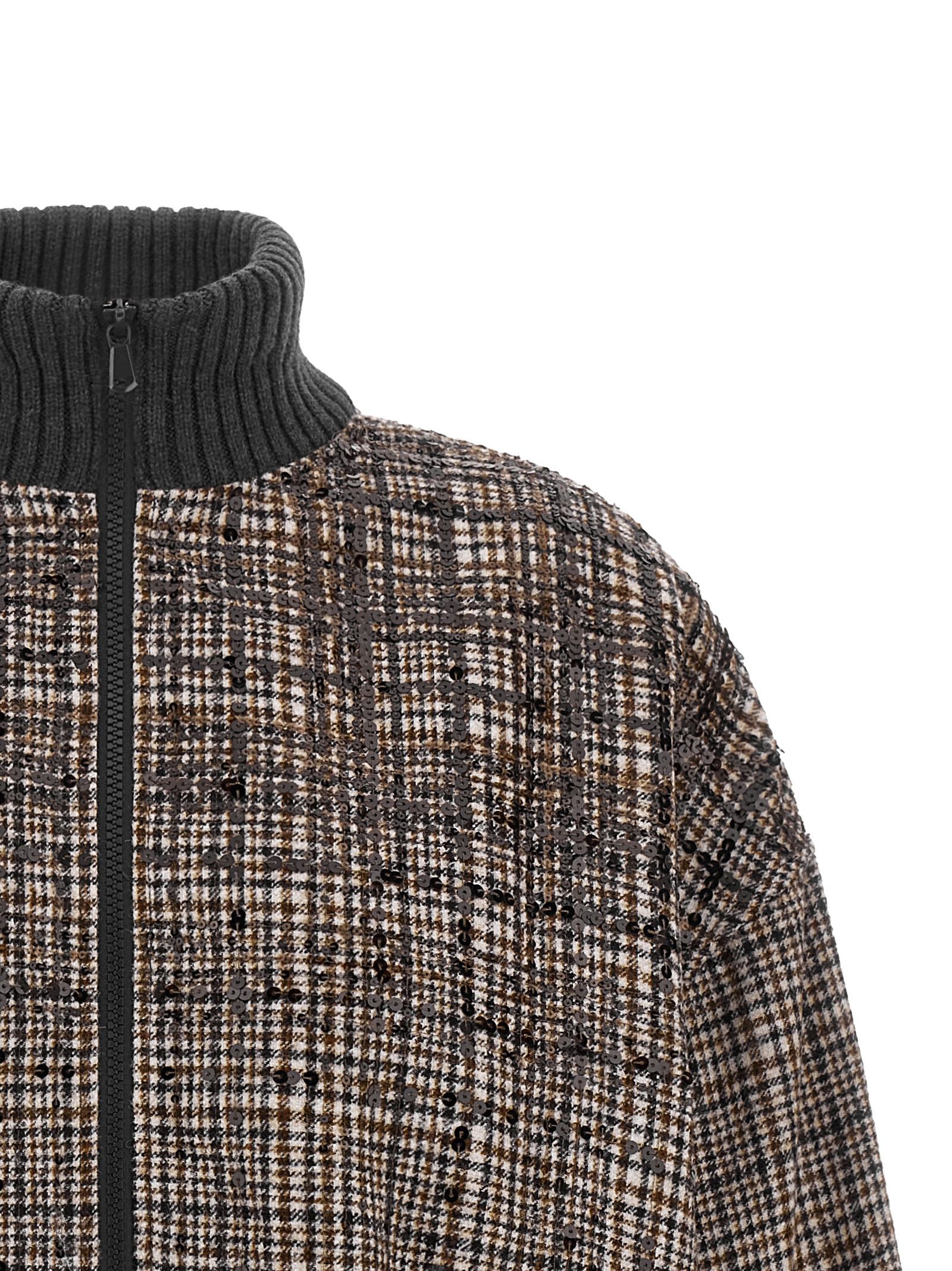 Alpaca Leather Women's Bomber - Brunello Cucinelli - Modalova