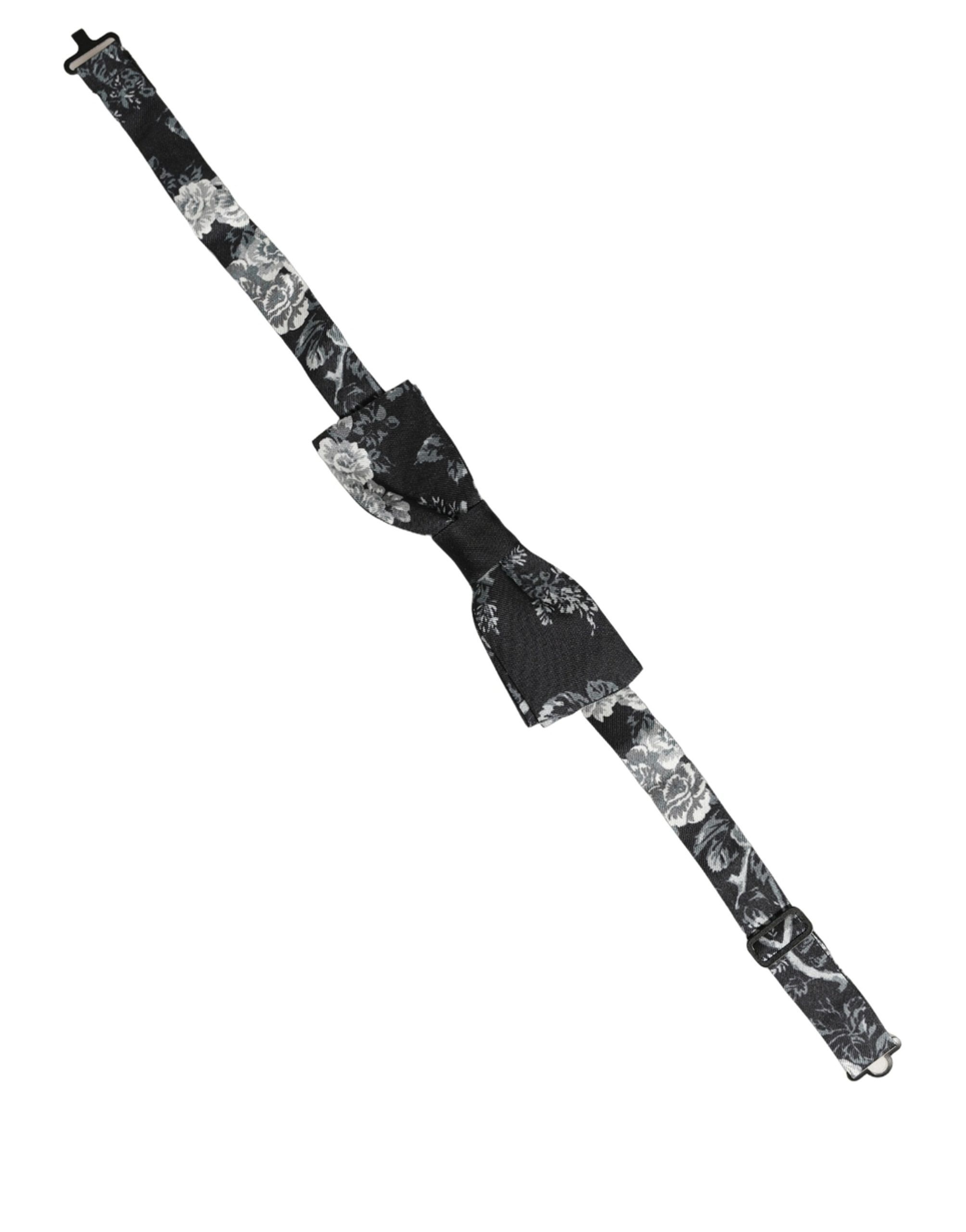 Floral Silk Adjustable Neck Men Papillon Bow Men's Tie - Dolce & Gabbana - Modalova