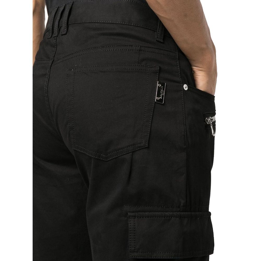 Cotton Cargo Men's Pants - Balmain - Modalova